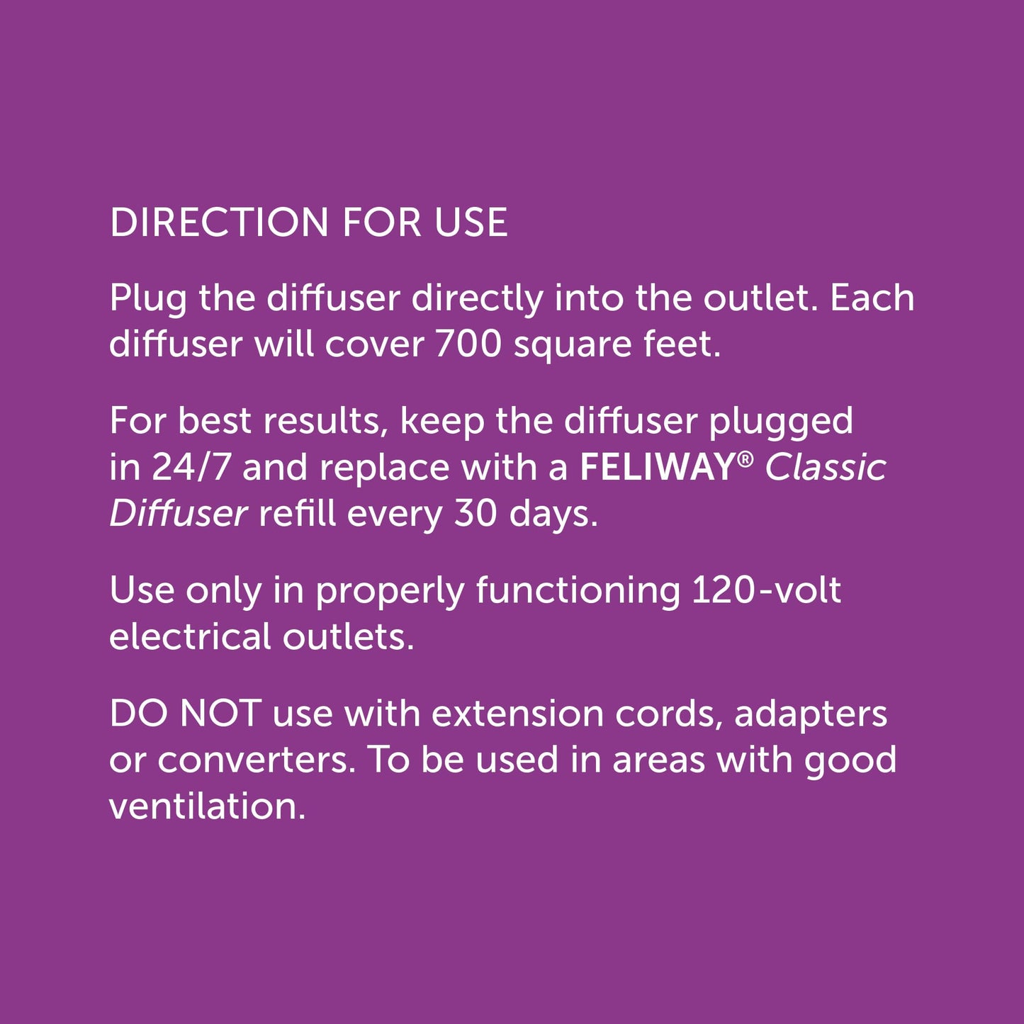 FELIWAY Classic Diffuser Refill Value Pack, Promotes Calmness in Cats & Kittens, VHP Registered NN.P4B8, includes 3 Refills, Lasts 90 Days, Cat Calming Pheromones, 3 x 48ml 🍁 All In One Marketplace Canada