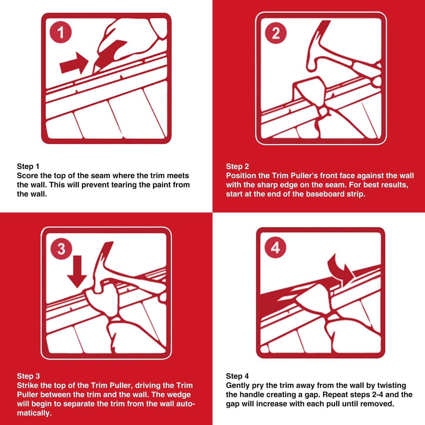 Goldblatt Trim Puller, Tile Removal Multi-Tool for Commercial Work & Home Improvement, Baseboard, Molding, Siding and Floor Removal, Remodeling 🍁 All In One Marketplace Canada