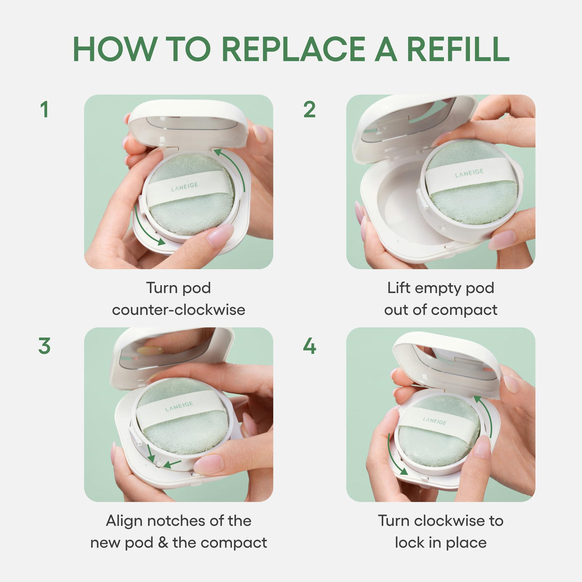 LANEIGE Neo Blurring Powder Refill: Lightweight, Travel-Friendly Compact for Oil Control, Smoothing & Blurring with Mint & Chamomile 🍁 All In One Marketplace Canada