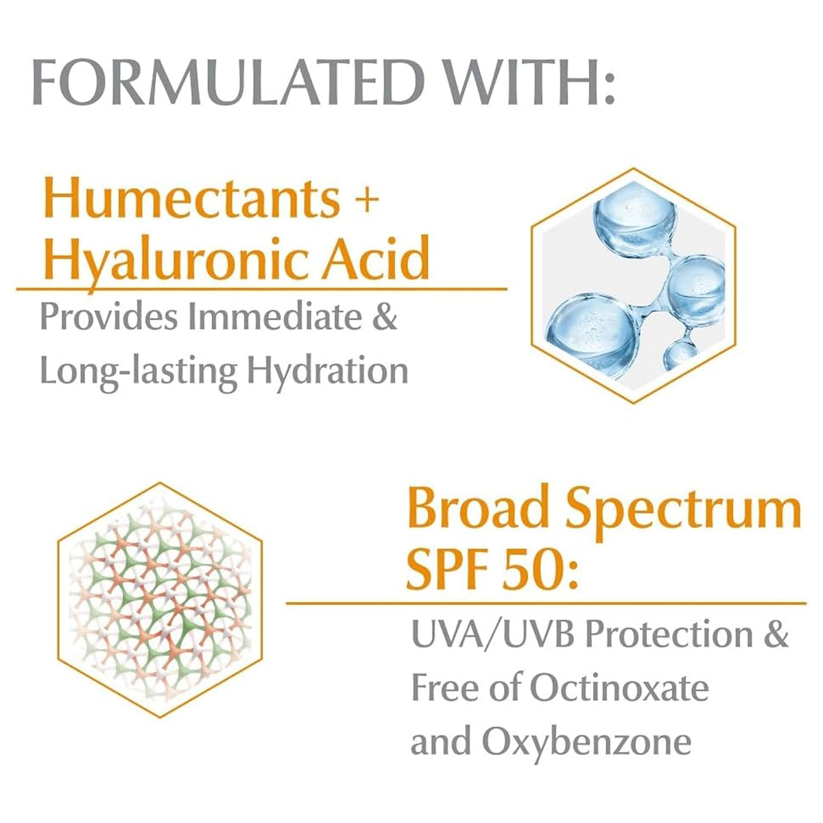 Eucerin Sun Complete Hydration Sunscreen, Daily Face Sunscreen SPF 50 with Hyaluronic Acid and Antioxidants, Hypoallergenic Body SPF 50 Lotion with UVA-UVB Sun Protection, Fragrance Free & Water-Resistant, Suitable for Sensitive Skin, 150 ml Tube