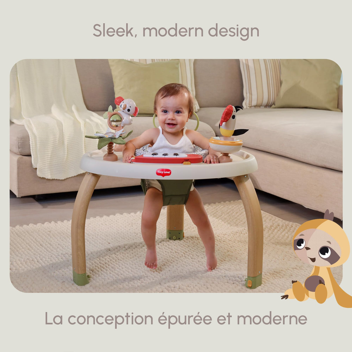 Tiny Love 5-in-1 Here I Grow Stationary Activity Center - Boho Chic 🍁 All In One Marketplace Canada