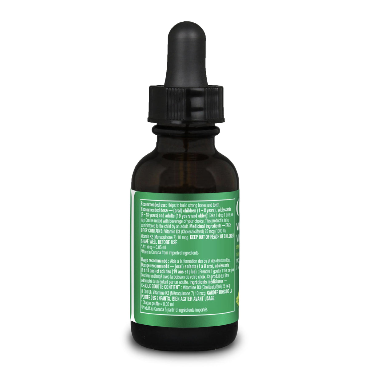 Organika Vitamin D3 + K2 (MK7) Liquid Drops 30 ml, 600-day Supply 🍁 All In One Marketplace Canada
