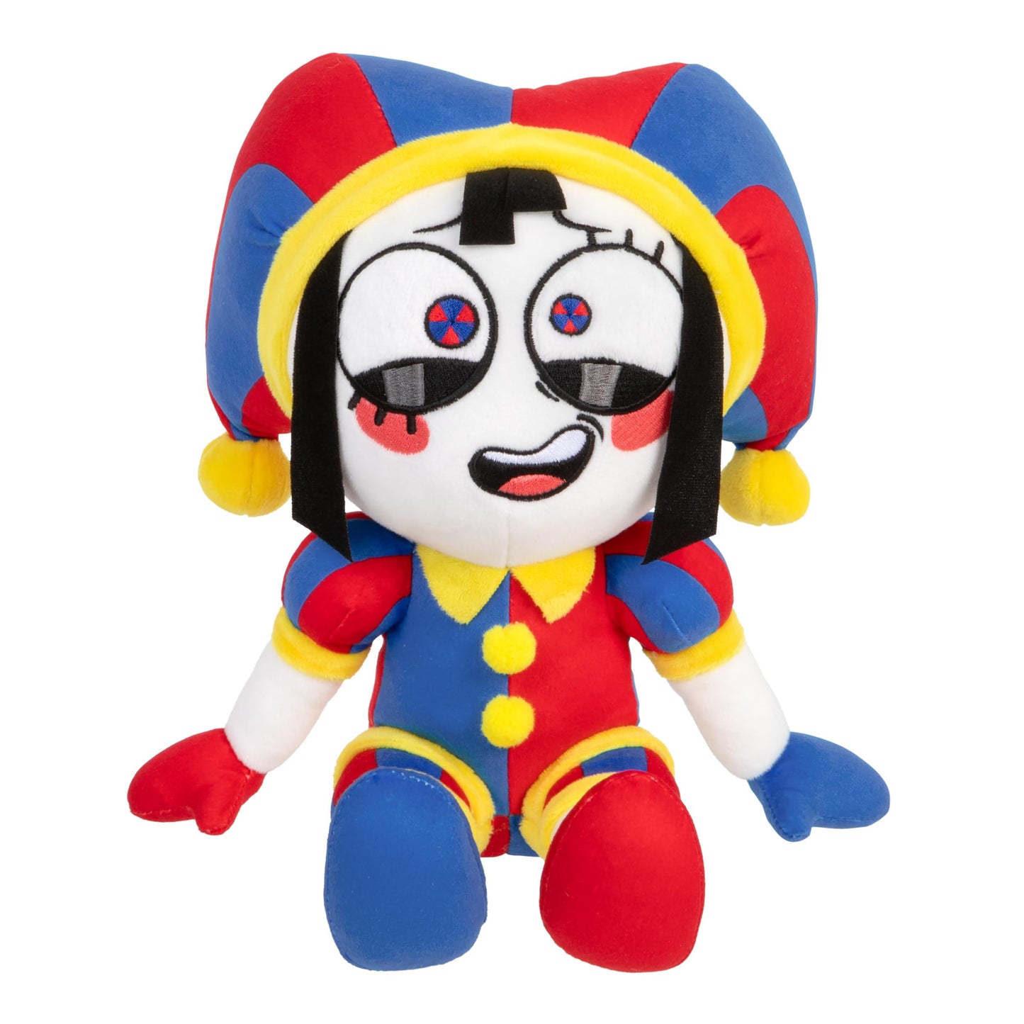 Amazing Digital Circus Large Plush Pomni Figure, 12"/ 30 CM Figure Made with Premium Materials Embroidery, Also Available is The Large Size Plush Caine, Collect Them Both 🍁 All In One Marketplace Canada