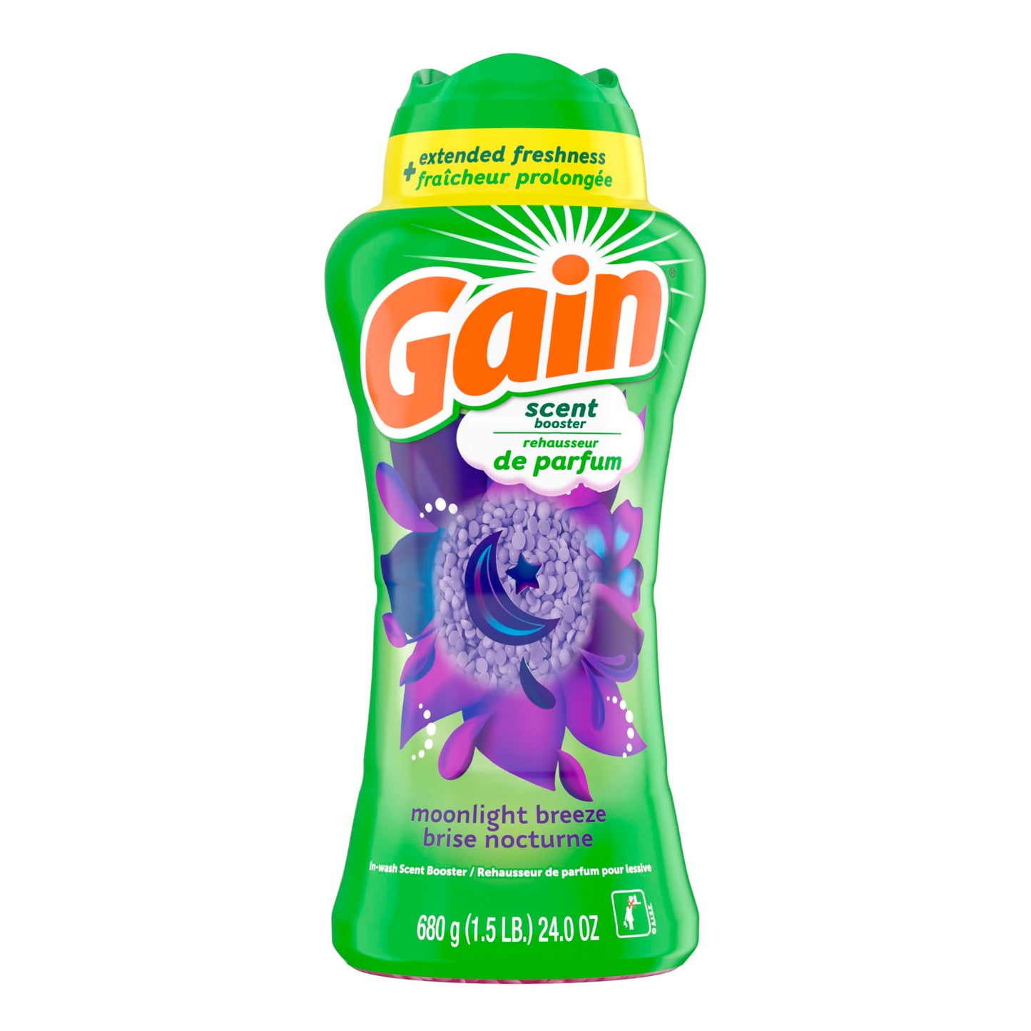 Gain Fireworks In-Wash Laundry Scent Booster Beads, Moonlight Breeze, 680 Grams 🍁 All In One Marketplace Canada