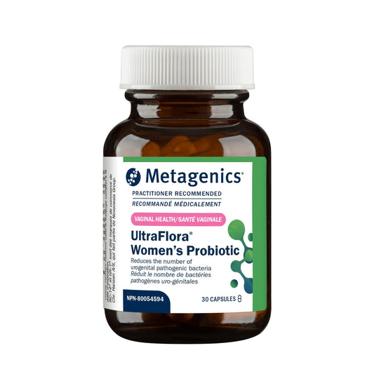 Metagenics UltraFlora Women’s Probiotic – Shelf-Stable Supplement for Vaginal Health & Yeast Reduction – with Lactobacillus GR-1 & RC-14 – Non-GMO – 30 Capsules* 🍁 All In One Marketplace Canada