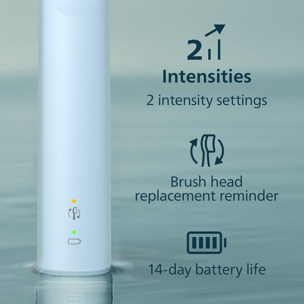Philips Sonicare 4900 Series Electric Toothbrush - Sonic Toothbrush With Advanced Sonic Technology, Pressure Sensor, Two Intensity Settings, SmarTimer & QuadPacer, Light Blue, Model HX3683/32 🍁 All In One Marketplace Canada