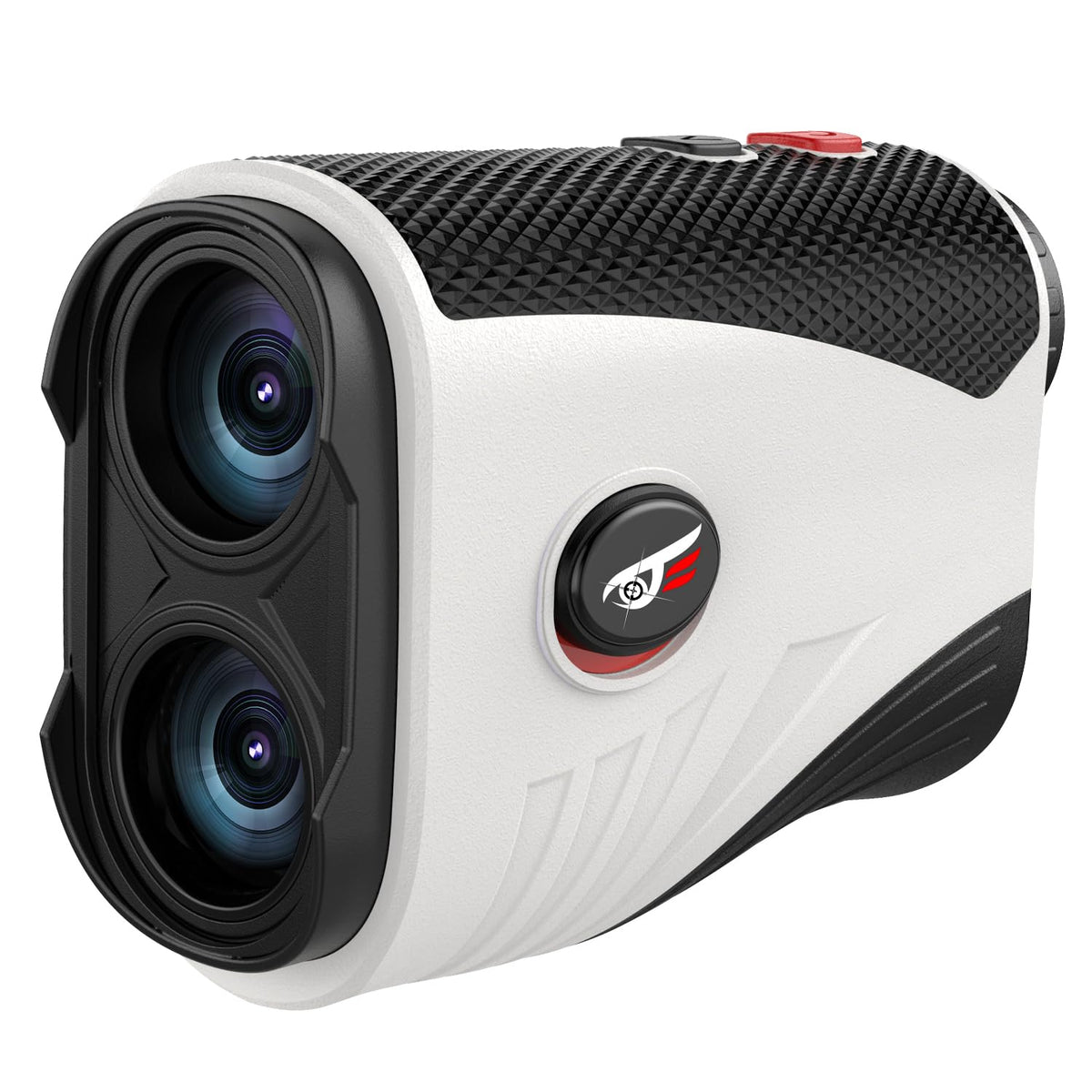 VyKure Golf Rangefinder with Slope - 1200 Yards Laser Range Finder with Flag Pole Locking Vibration, 7X Magnification rangefinder with Magnet Stripe (White) 🍁 All In One Marketplace Canada