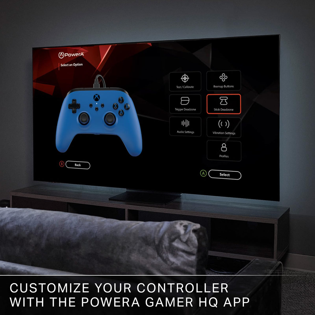 PowerA Symmetric Wired Controller for Xbox Series X|S - Blue, Officially licensed, Inline Thumbstick Layout, Windows 10/11 compatible, Dual Rumble Motors, Impulse Triggers, 3.5 mm Audio Jack 🍁 All In One Marketplace Canada