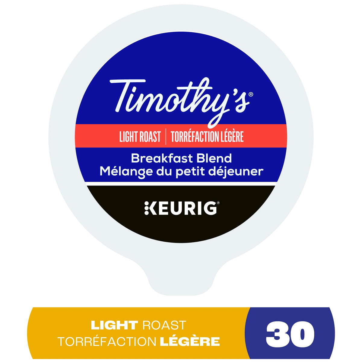 Timothy`s Breakfast Blend Single Serve Keurig K-Cup Pods for Keurig Brewers, 30 Count 🍁 All In One Marketplace Canada