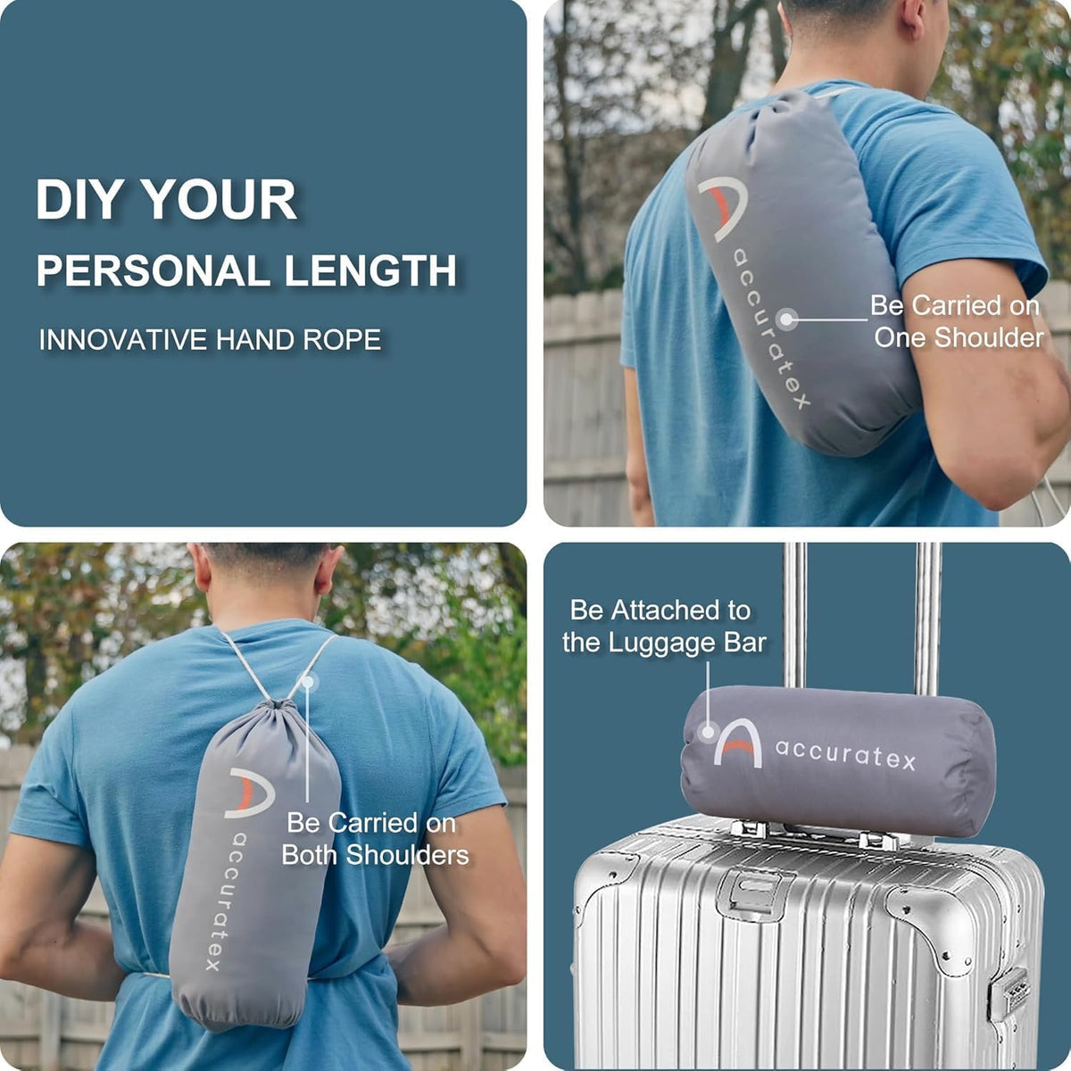 ACCURATEX Camping Pillow, 100% Cotton Cover Compressible Travel Pillow 🍁 All In One Marketplace Canada