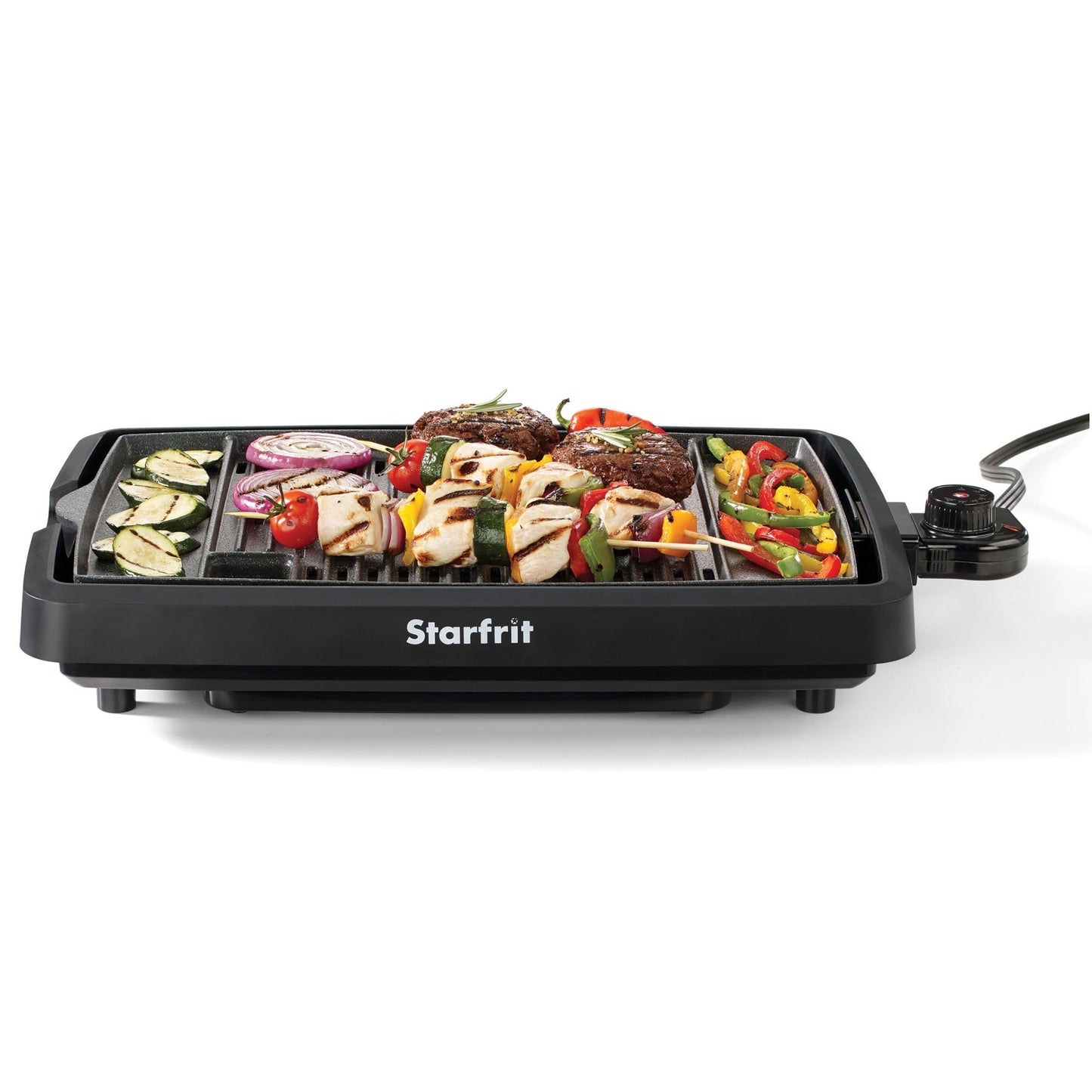 Starfrit The Rock Indoor Smokeless Electric BBQ Grill - Non-Stick 10" x 16" Cooking Surface - Adjustable Temperature 🍁 All In One Marketplace Canada