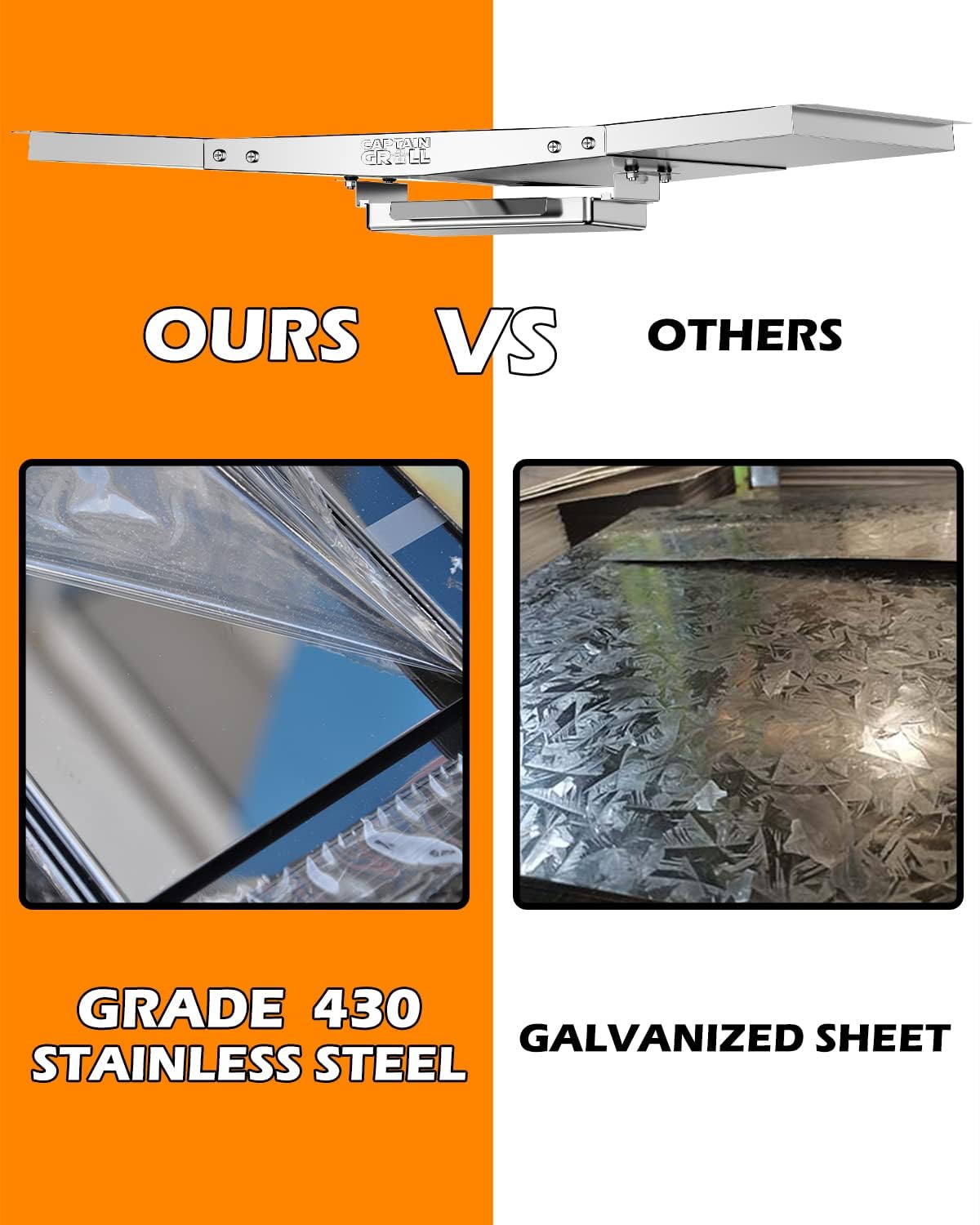 Grease Tray with Catch Pan - Adjustable Drip Pan for Gas Grill Models from Dyna Glo, Nexgrill, Expert Grill, Kenmore, BHG and More - Stainless Steel Grill Replacement Parts(Width 24"-30") 🍁 All In One Marketplace Canada