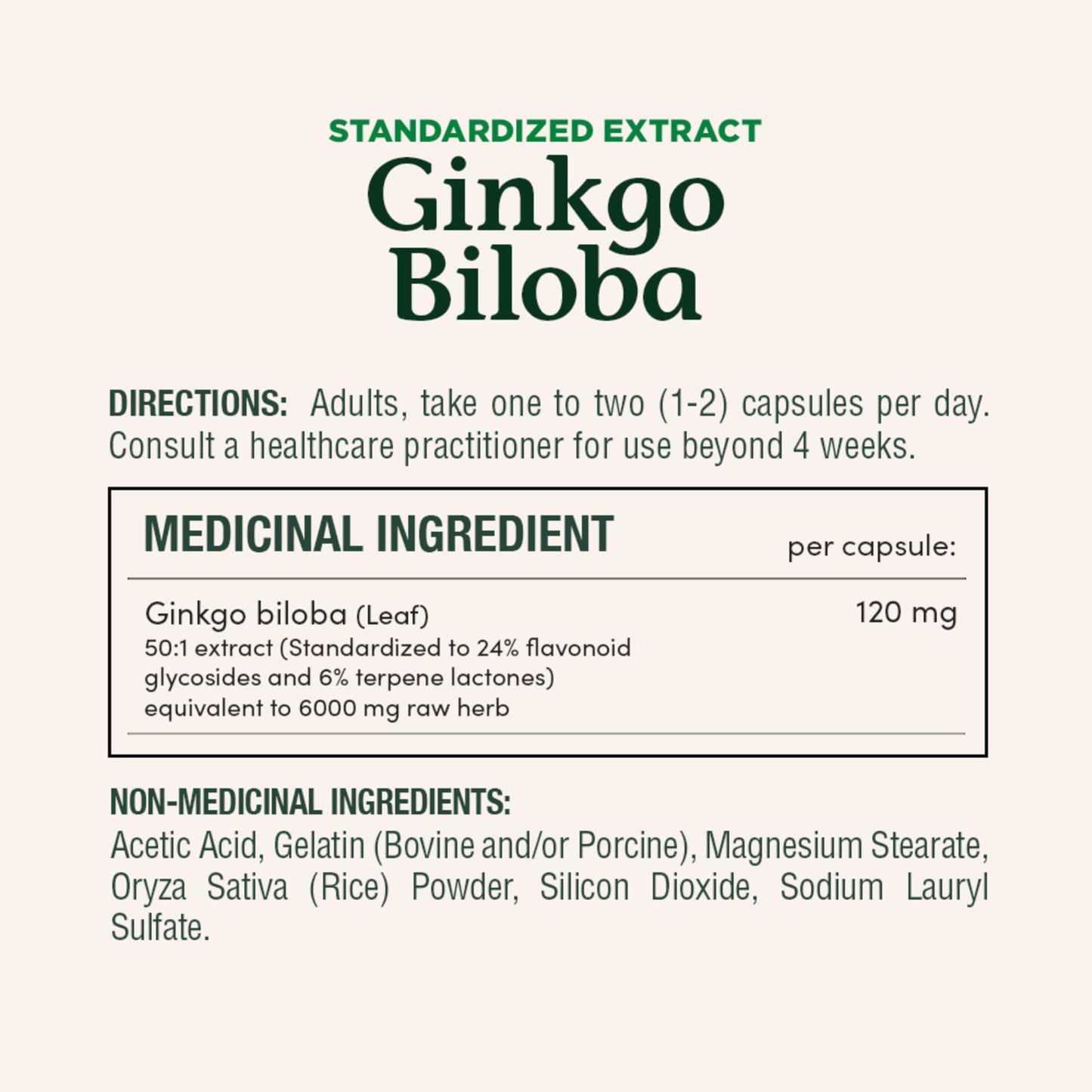 NATURE'S BOUNTY Gingko Biloba, 120 mg, Value Size, Helps to Enhance Cognitive Function, 180 Capsules, 78.5 g 🍁 All In One Marketplace Canada