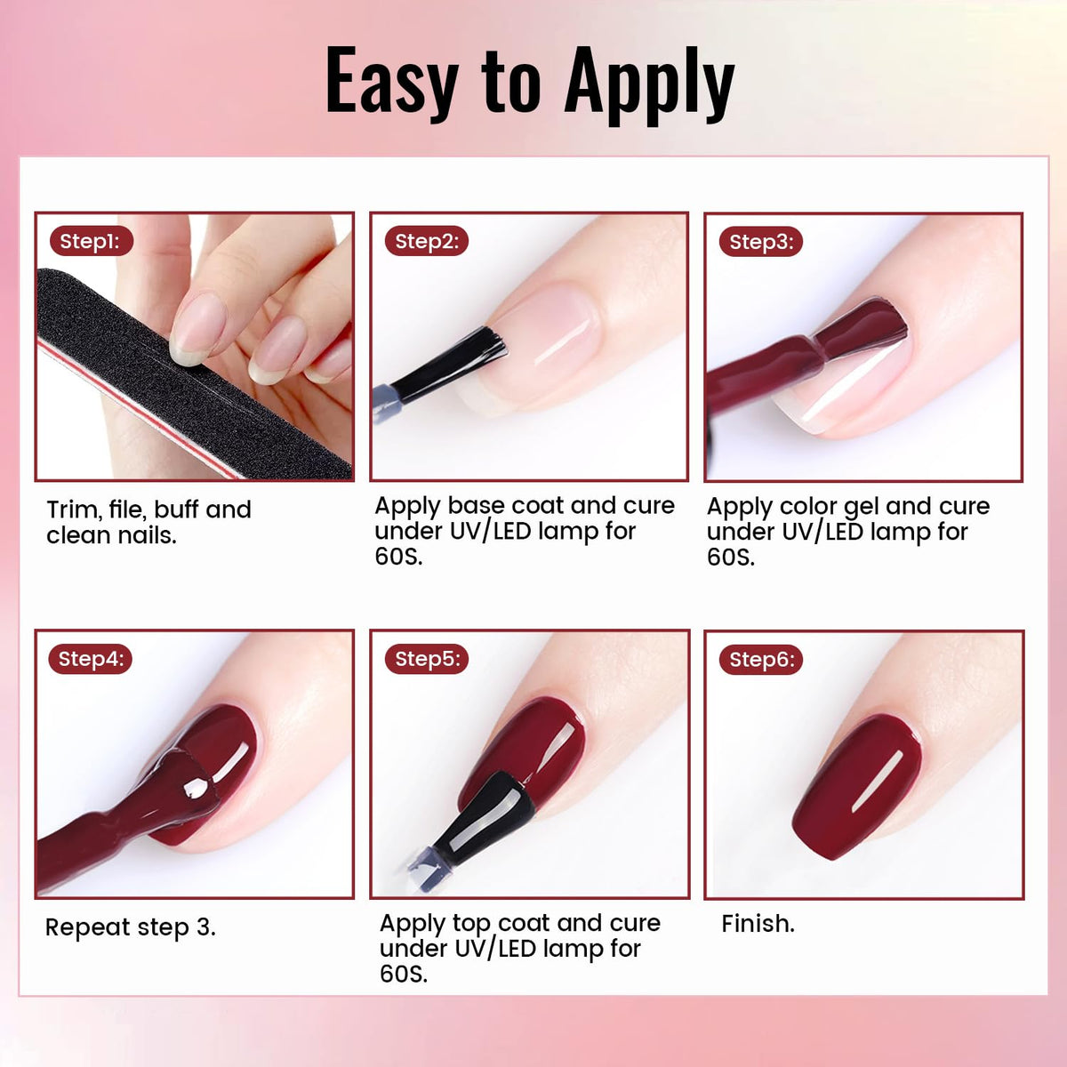 36 PCS Gel Nail Polish Kit with U V Light include 32 Colors Gel Polish Nail Soak Off Base No Wipe Top and Matte Top Coat Nail Polish Set Manicure Tools Lamp Gifts for Women 🍁 All In One Marketplace Canada
