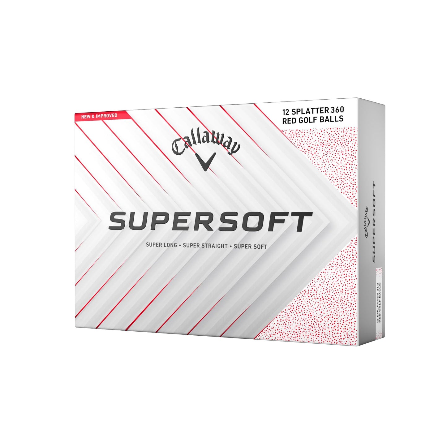 Callaway Golf Supersoft Golf Balls (2025, Red Splatter) 🍁 All In One Marketplace Canada