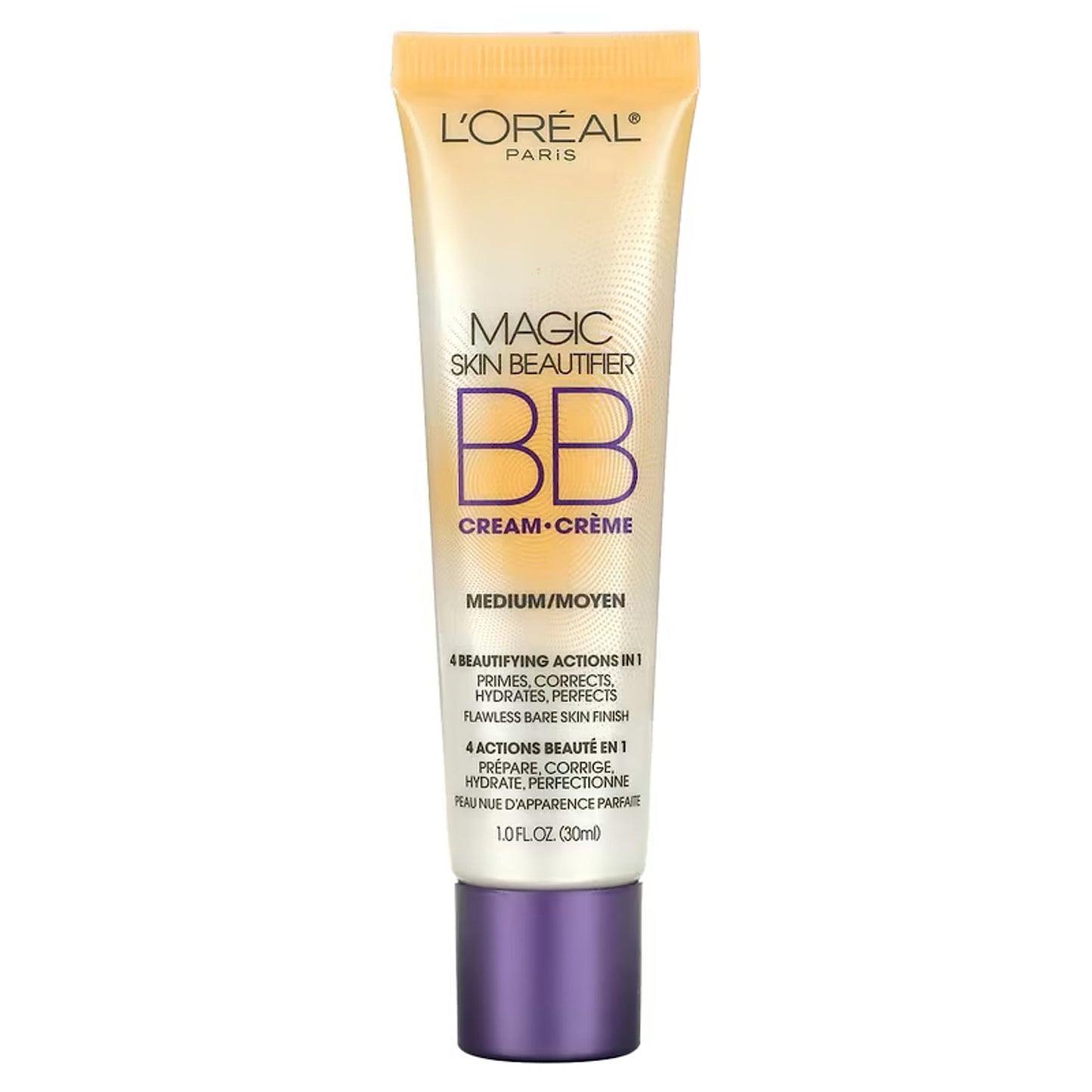 L'Oréal Paris Magic BB Cream, Makeup Primer, Skin Beautifier, Anti-Redness, 4-in-1 Ultra-Light Lotion, Medium, 30 mL 🍁 All In One Marketplace Canada