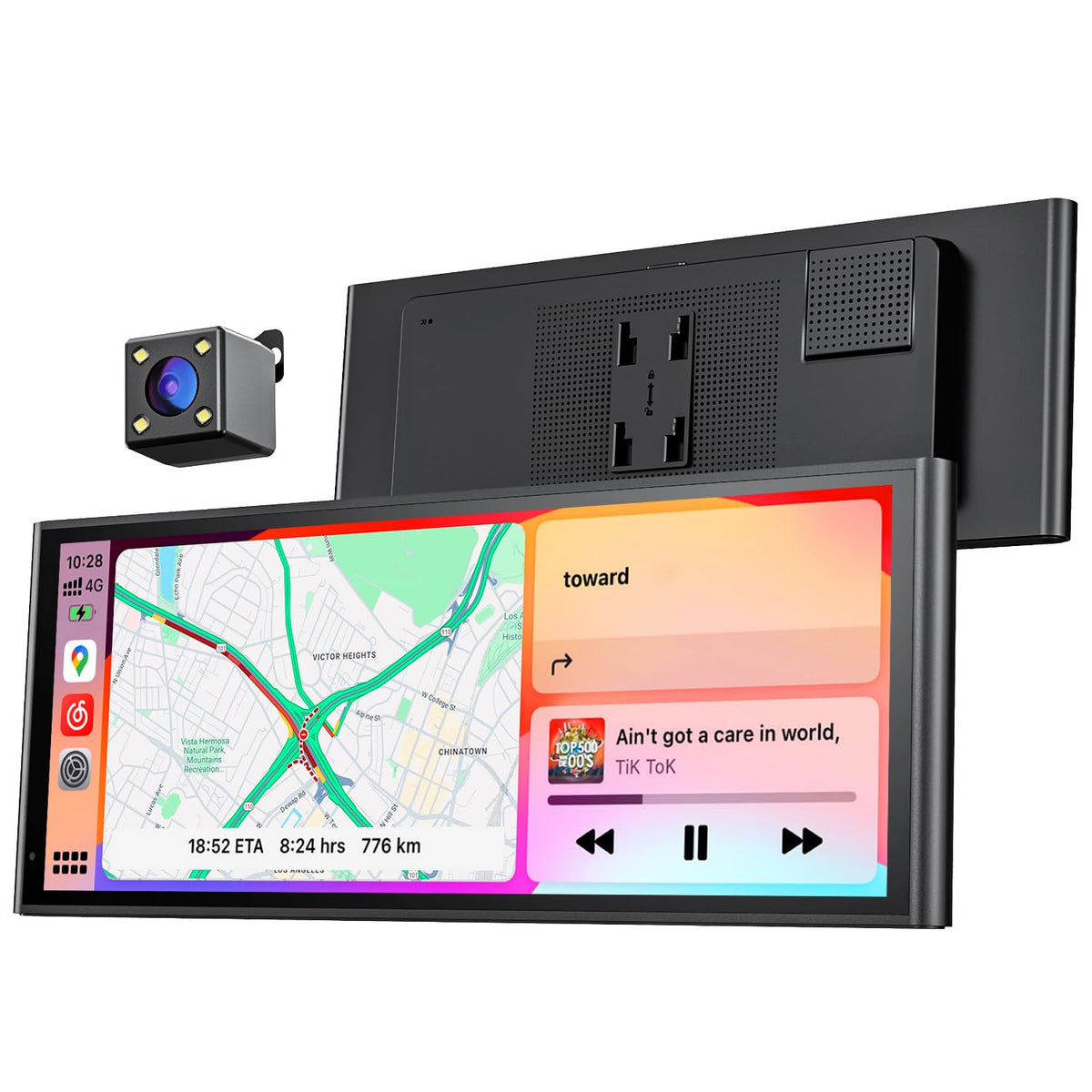 9.26" Carplay Screen for Car, Wireless Portable Car Play Screen for Apple CarPlay & Android Auto, OTA Updates, Backup Camera, Bluetooth 5.0, Mirror Link, Voice Control, GPS Navigation, FM 🍁 All In One Marketplace Canada