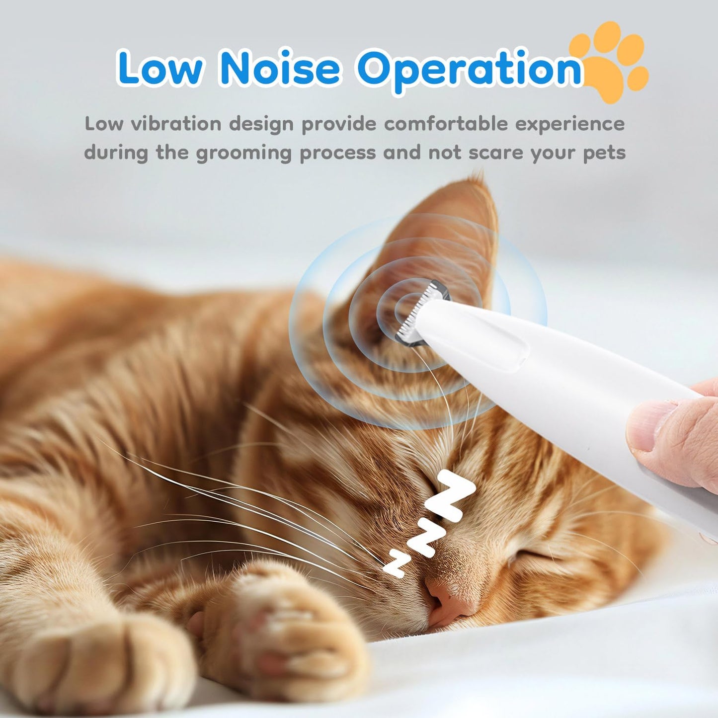 Mcbazel Cordless Dog Paw Trimmer with LED Light, Quiet Precision Pet Grooming Kit for Dogs and Cats, Electric Hair Clipper Pet Shaver for Paws, Face, Ears and Sensitive Areas 🍁 All In One Marketplace Canada