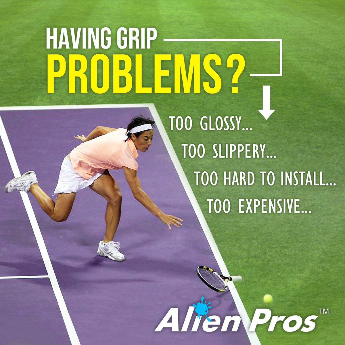 Alien Pros Tennis Racket Grip Tape (6 Grips) – Precut and Dry Feel Tennis Grip – Tennis Overgrip Grip Tape Tennis Racket – Wrap Your Racquet for High Performance (6 Grips, Black) 🍁 All In One Marketplace Canada