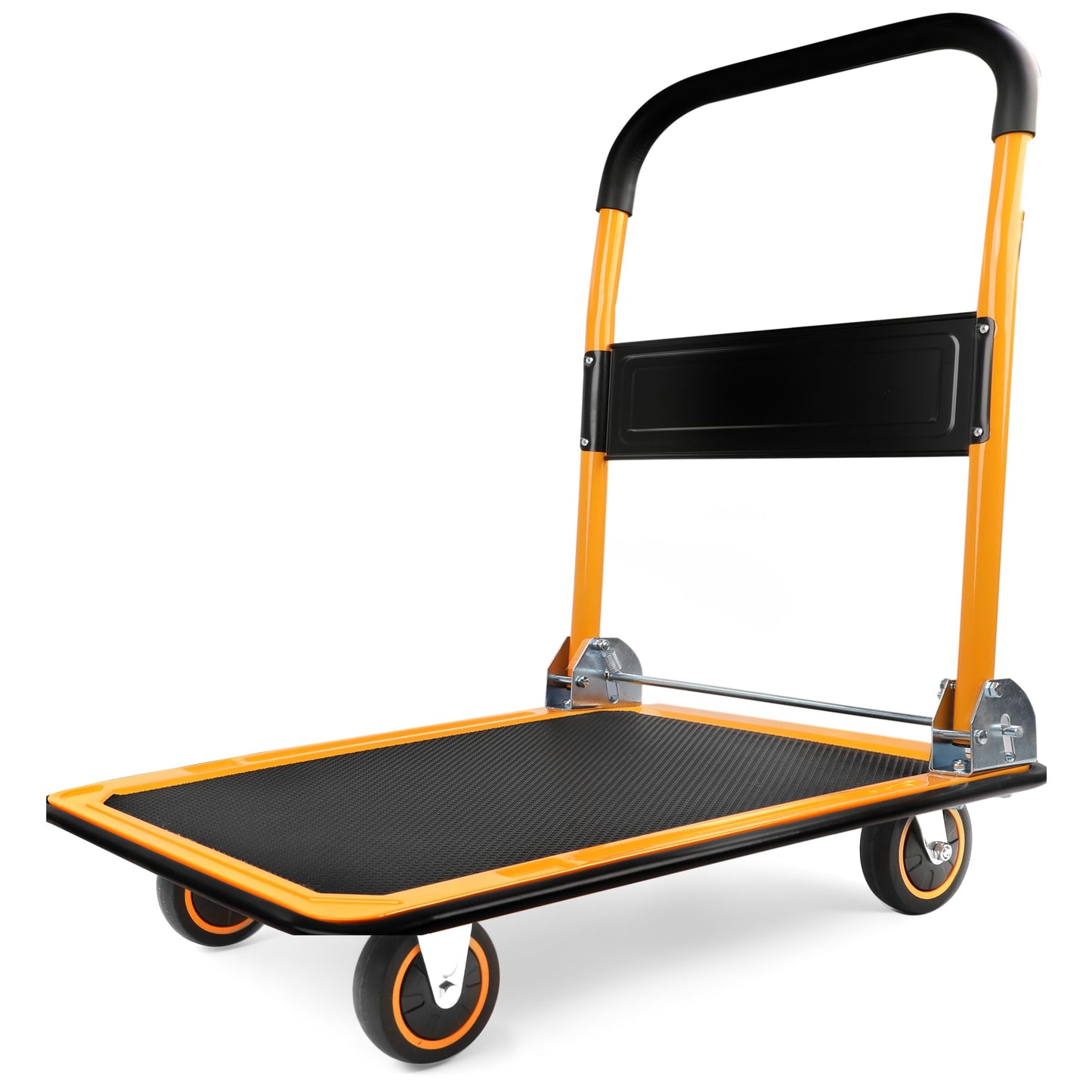 MaxWorks 80876 28.75" x 18.75" x 33" Foldable Platform Truck Push Dolly-330 lb. Weight Capacity-with Swivel Wheels 🍁 All In One Marketplace Canada