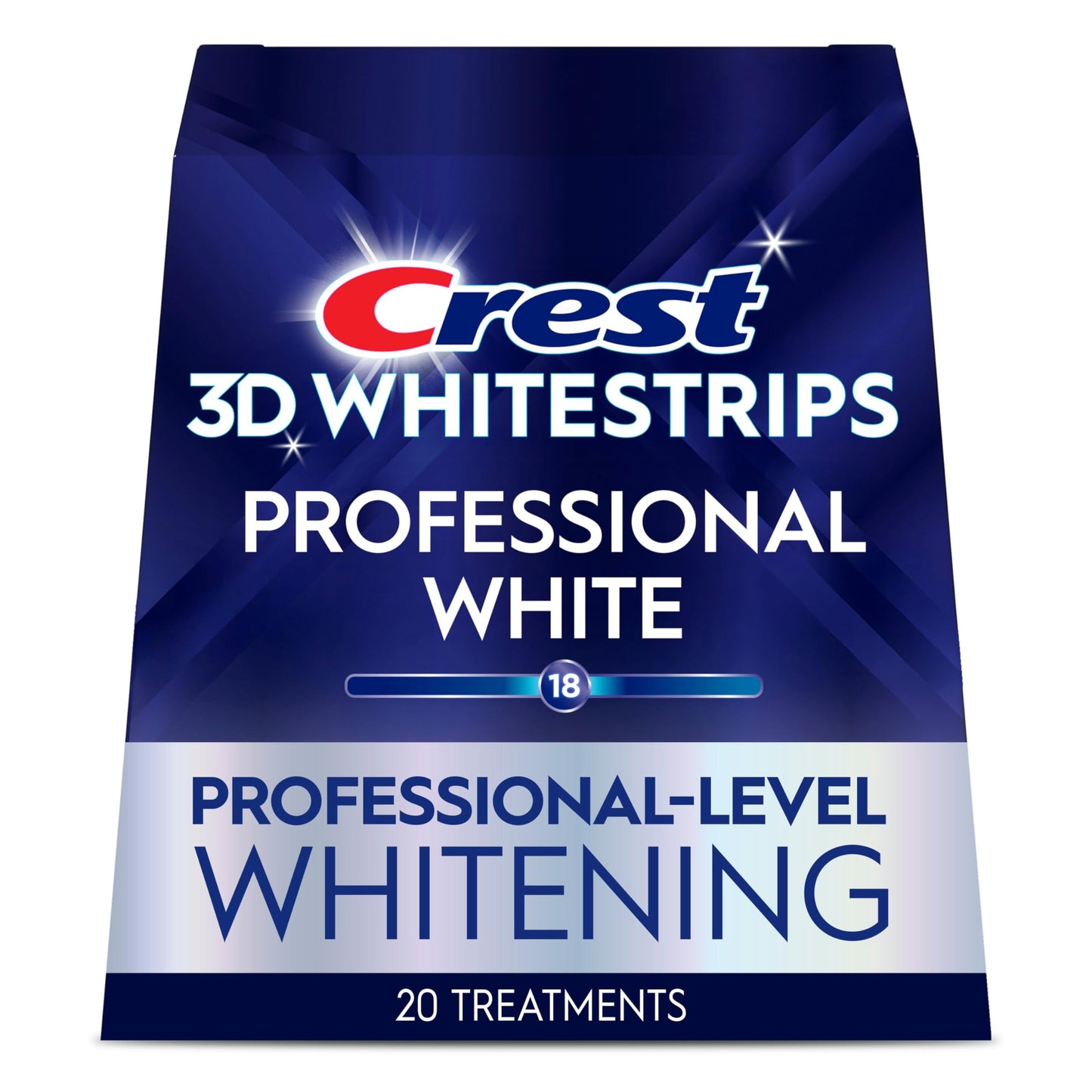 Crest 3D Whitestrips Professional White At-home Teeth Whitening Kit, 20 Treatments, 18 Levels Whiter 🍁 All In One Marketplace Canada