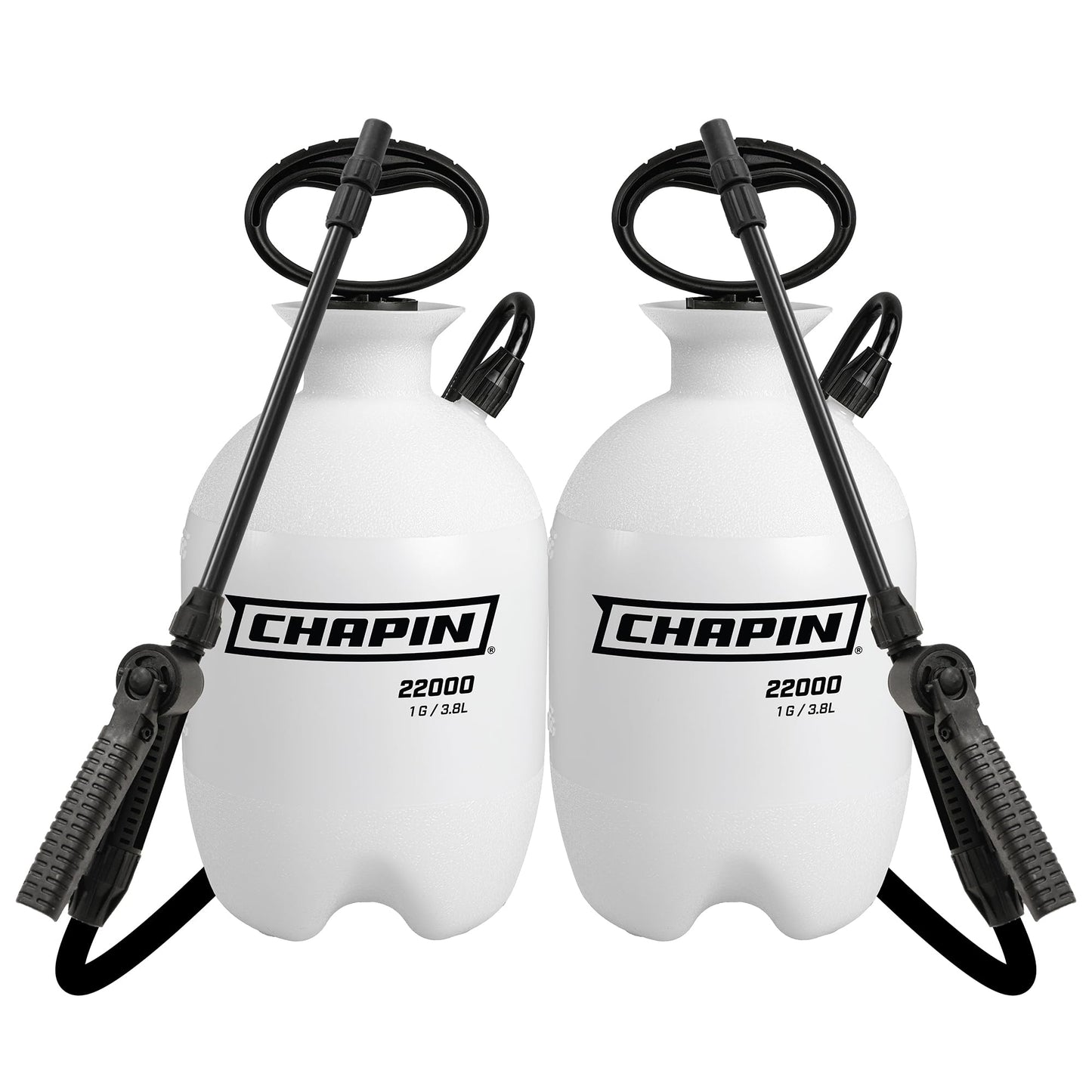 Chapin 22000 Pump Sprayer, 1G (4.5L), Lawn & Garden, Translucent Poly Tank, Funnel-Top, SureSpray, Anti-Clog Filter, Adjustable Cone Nozzle, 34" Hose, Fertilizer, Weed & Pest Applications, 2 Pack 🍁 All In One Marketplace Canada