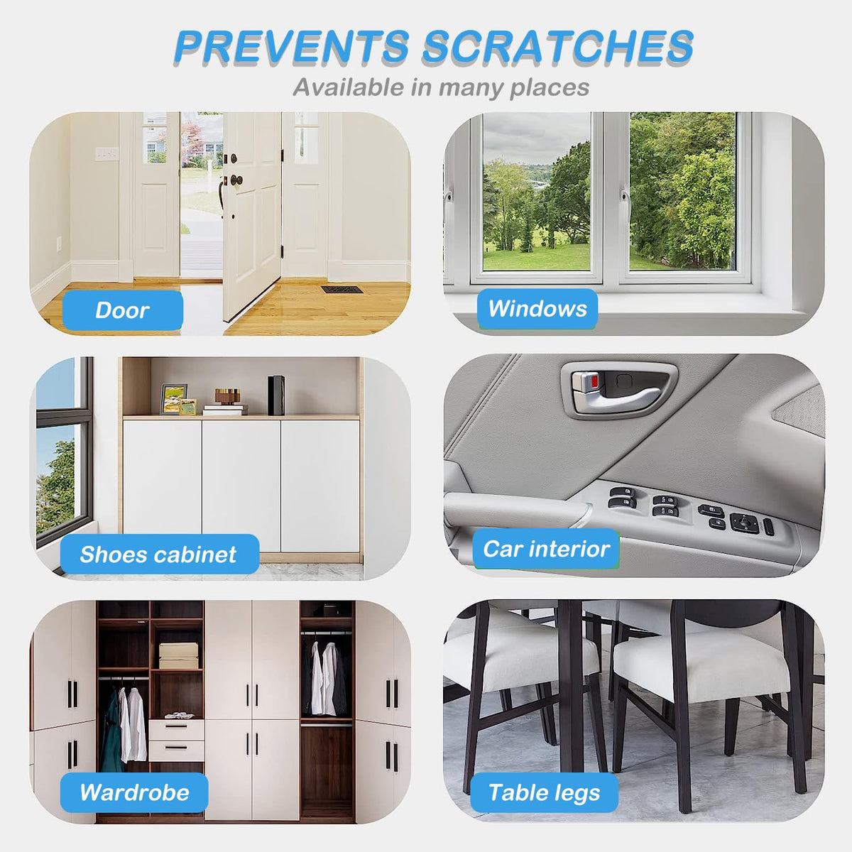 Cat Scratch Protector 15.7" x 118" Self-Adhesive Single Side Furniture Protectors from Cats Scratch Cat Couch Scratch Protector Transparent DIY Cutting Anti Scratch Furniture 🍁 All In One Marketplace Canada