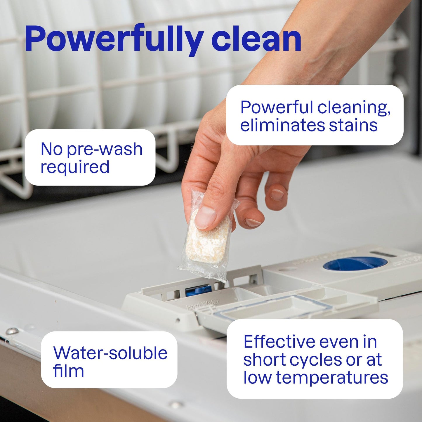 ATTITUDE Dishwasher Pods, Plant-Based & Vegan, Phosphate-Free Detergent Tablets, Naturally Derived, Unscented, 70 Count 🍁 All In One Marketplace Canada