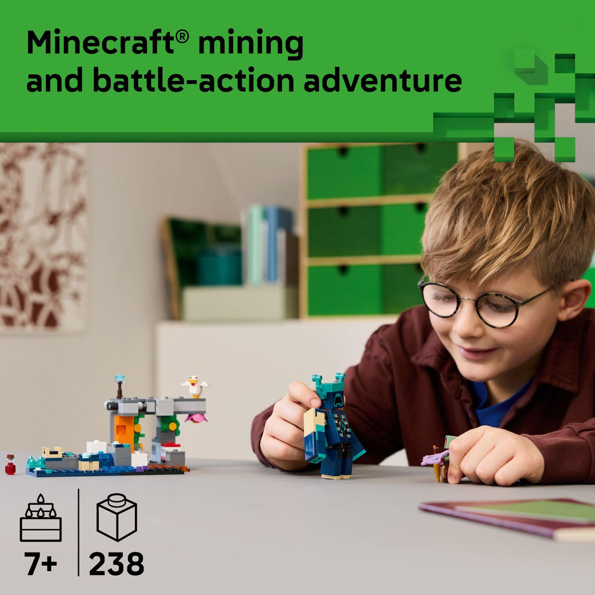 LEGO Minecraft The Warden Encounter Kids Toy - Collectible Building Set for Boys and Girls 7+- with Silent Ranger Minifigure - Great Birthday Gift for Gamers and Kids Who Love Minecraft Toys - 21274 🍁 All In One Marketplace Canada