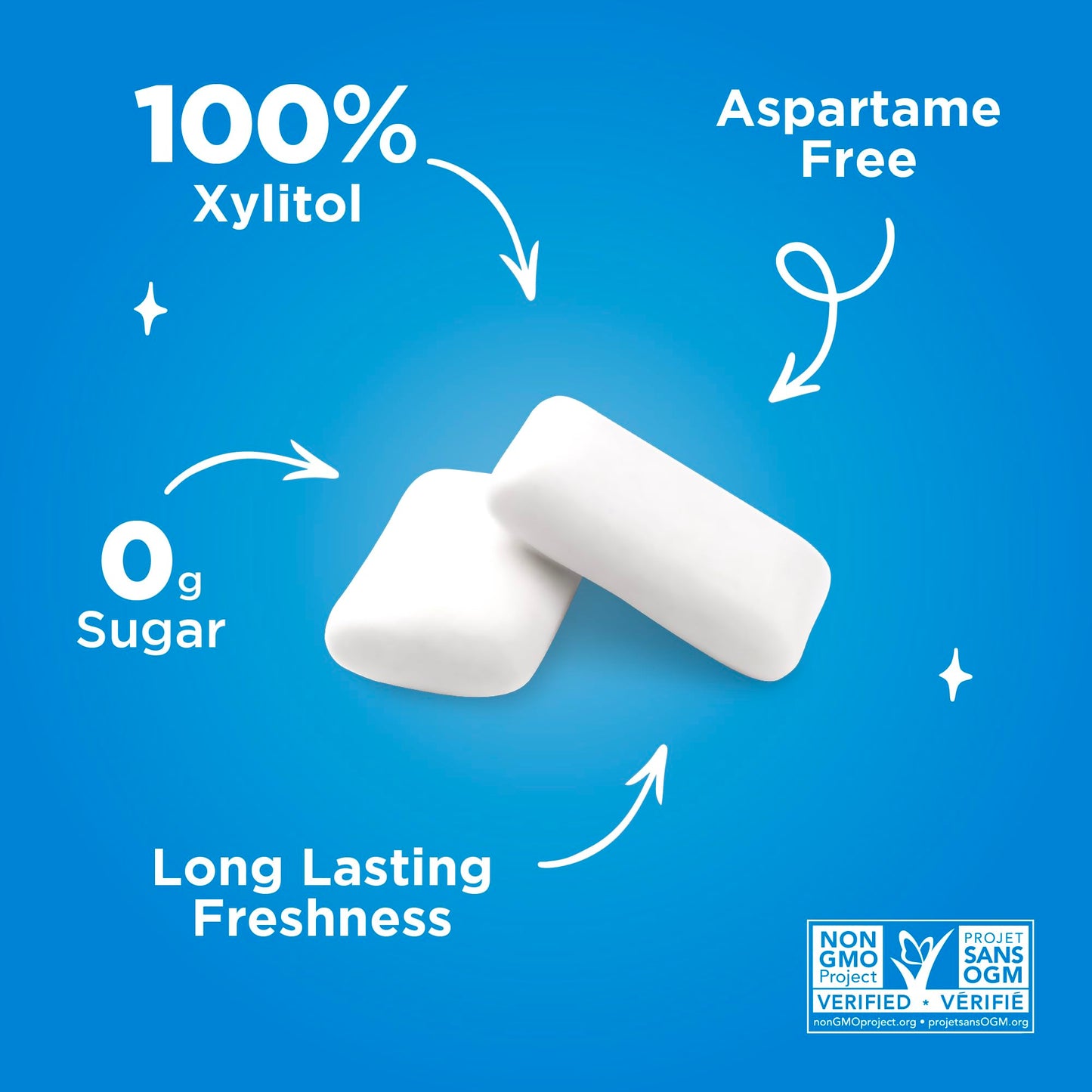 PUR Gum | Aspartame Free Chewing Gum | 100% Xylitol | Natural Peppermint Flavoured Gum, 55 Pieces (Pack of 6) 🍁 All In One Marketplace Canada
