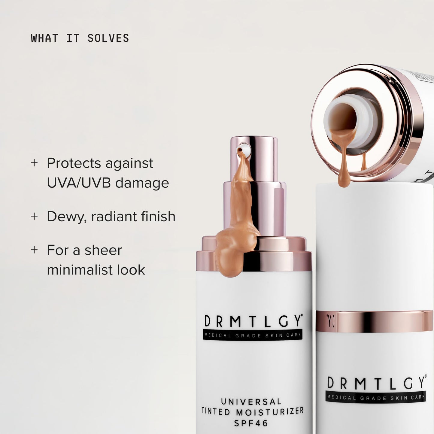 DRMTLGY Anti-Aging Tinted Moisturizer SPF 46 – Sheer Face Sunscreen & Lightweight Makeup with Broad Spectrum UV Protection – Hydrating Skin Care & Face Moisturizer – FSA HSA Eligible (1.7 oz) 🍁 All In One Marketplace Canada
