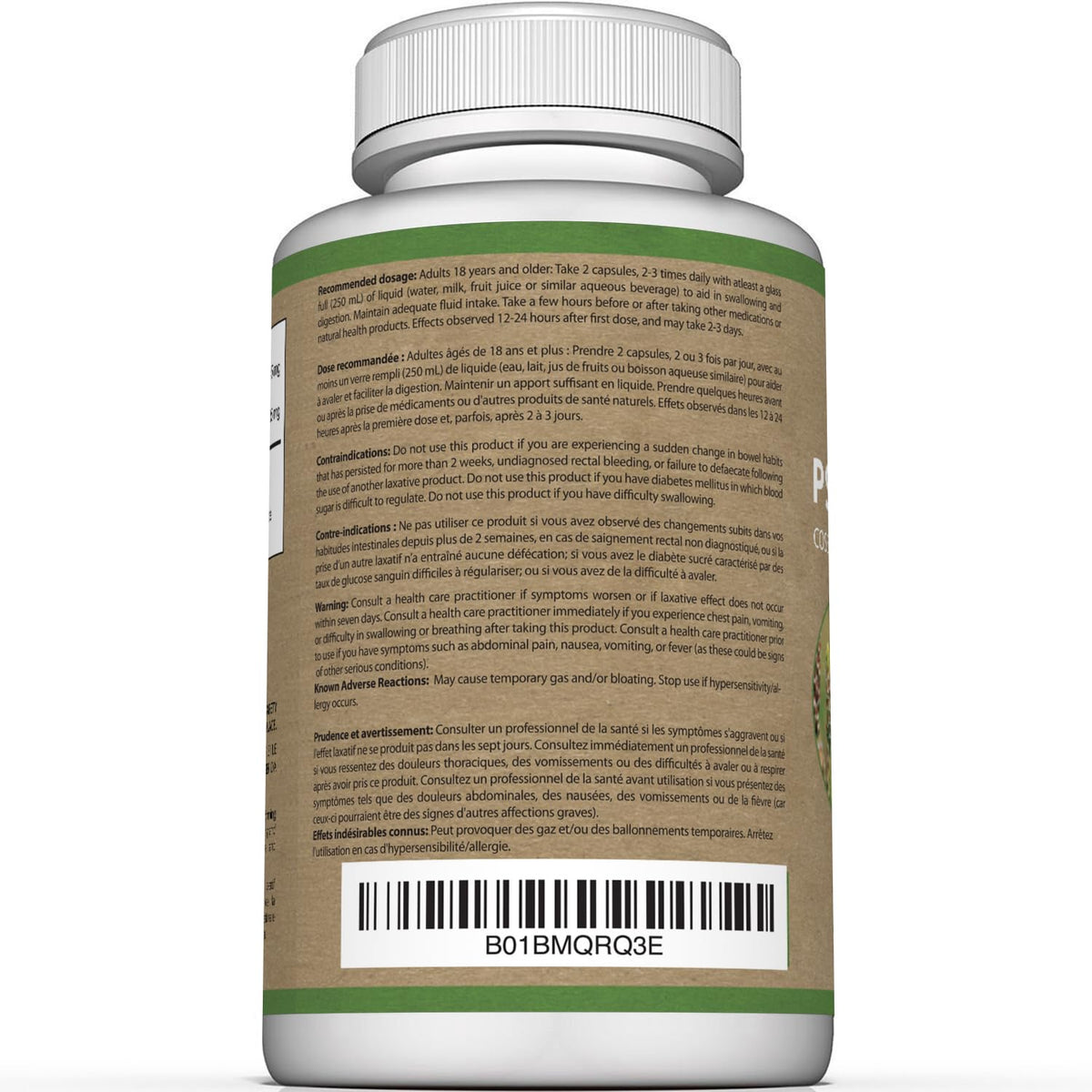 Premium Psyllium Husk Capsules - 1450mg per Serving - Helps Support Digestion, Intestinal Health & Regularity - 240 Psyllium Husk Fiber Capsules 🍁 All In One Marketplace Canada