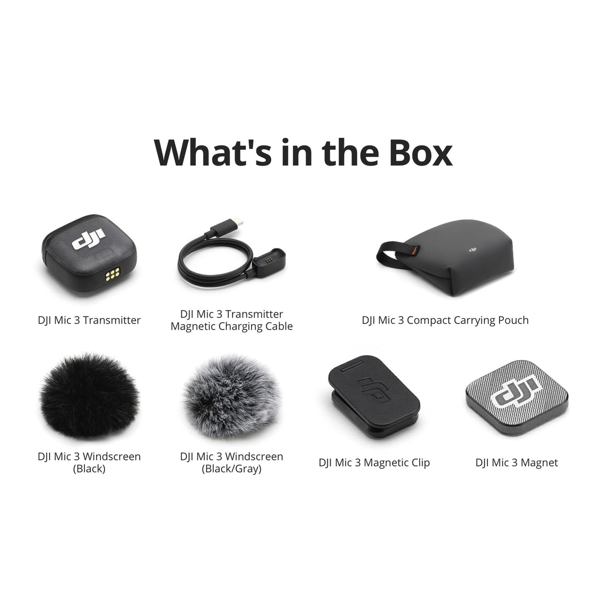 DJI Mic 3 Transmitter, Wireless Mini Microphone for iPhone/Camera/Android, Lightweight & Intuitive, Lavalier Microphone, 32-bit Float, Integrated Timecode, Vlog, Interview, Streaming 🍁 All In One Marketplace Canada