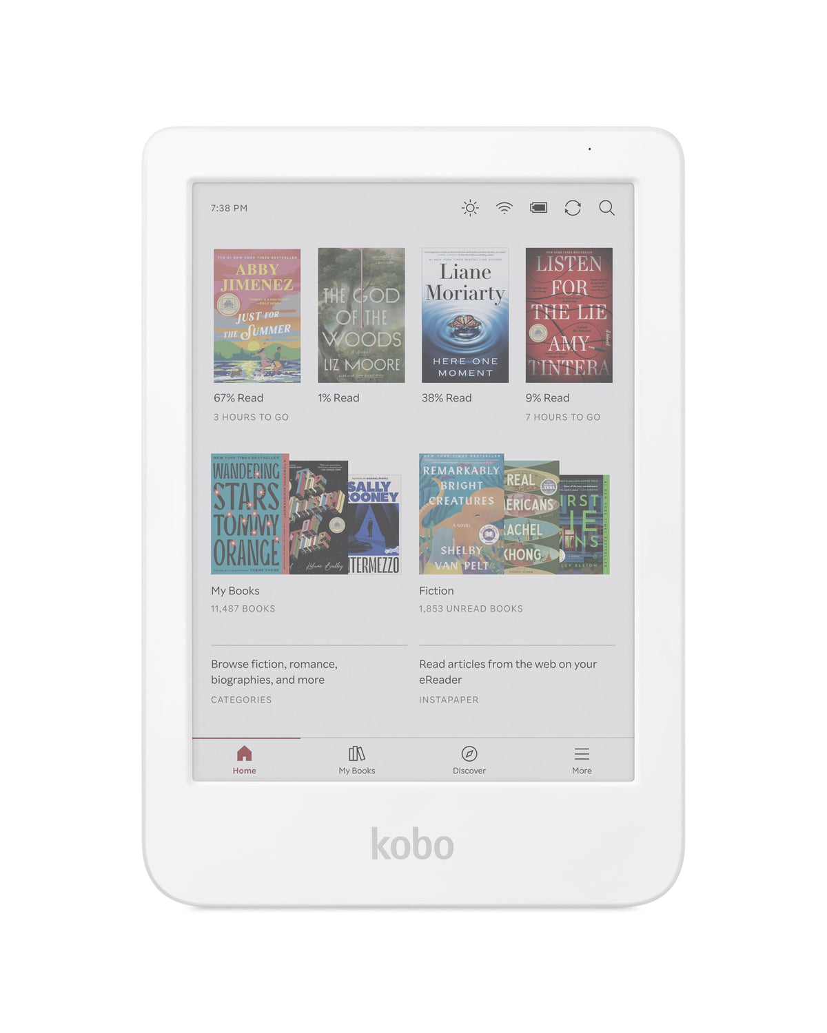 Kobo Clara Colour | Colour eReader | 6” Glare-Free Colour E Ink Kaleido 3 Display | Dark Mode Option | Waterproof | Audiobooks | 16GB of Storage (White) 🍁 All In One Marketplace Canada