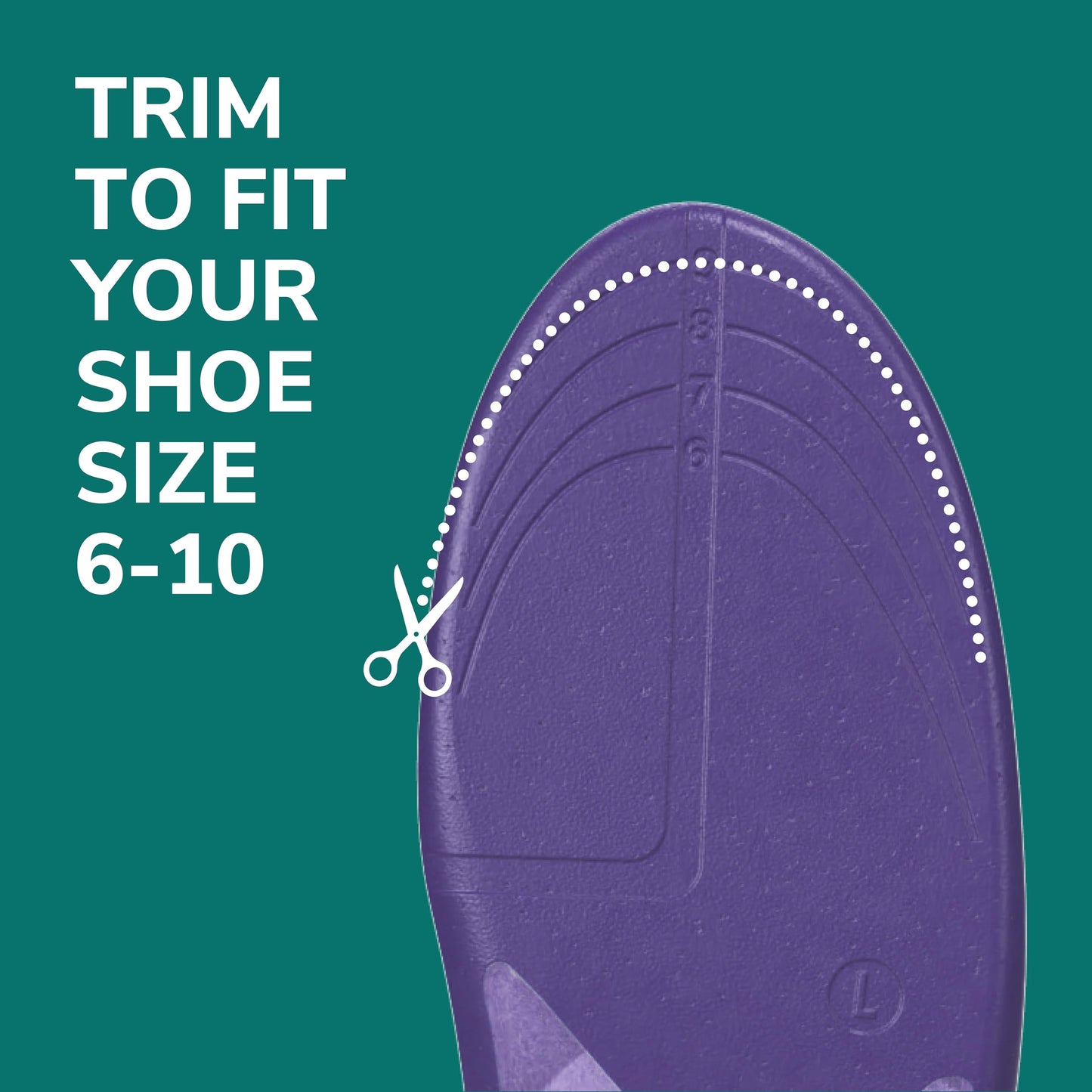 Dr. Scholl's Prevent Pain Protective Insoles, Protect Against Foot, Knee, Lower Back Pain, Promote Foot Health & Wellness, Trim to Fit Insert, Women Shoe Size 8-14, 1 Pair 🍁 All In One Marketplace Canada