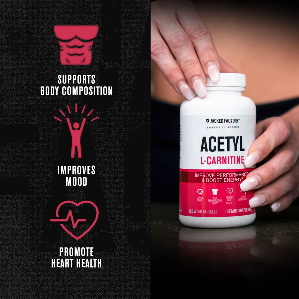 Acetyl L Carnitine Supplement 750mg - Extra Strength L-Carnitine (ALCAR) for Energy, Mood Improvement, Memory & More - 120 Capsules 🍁 All In One Marketplace Canada