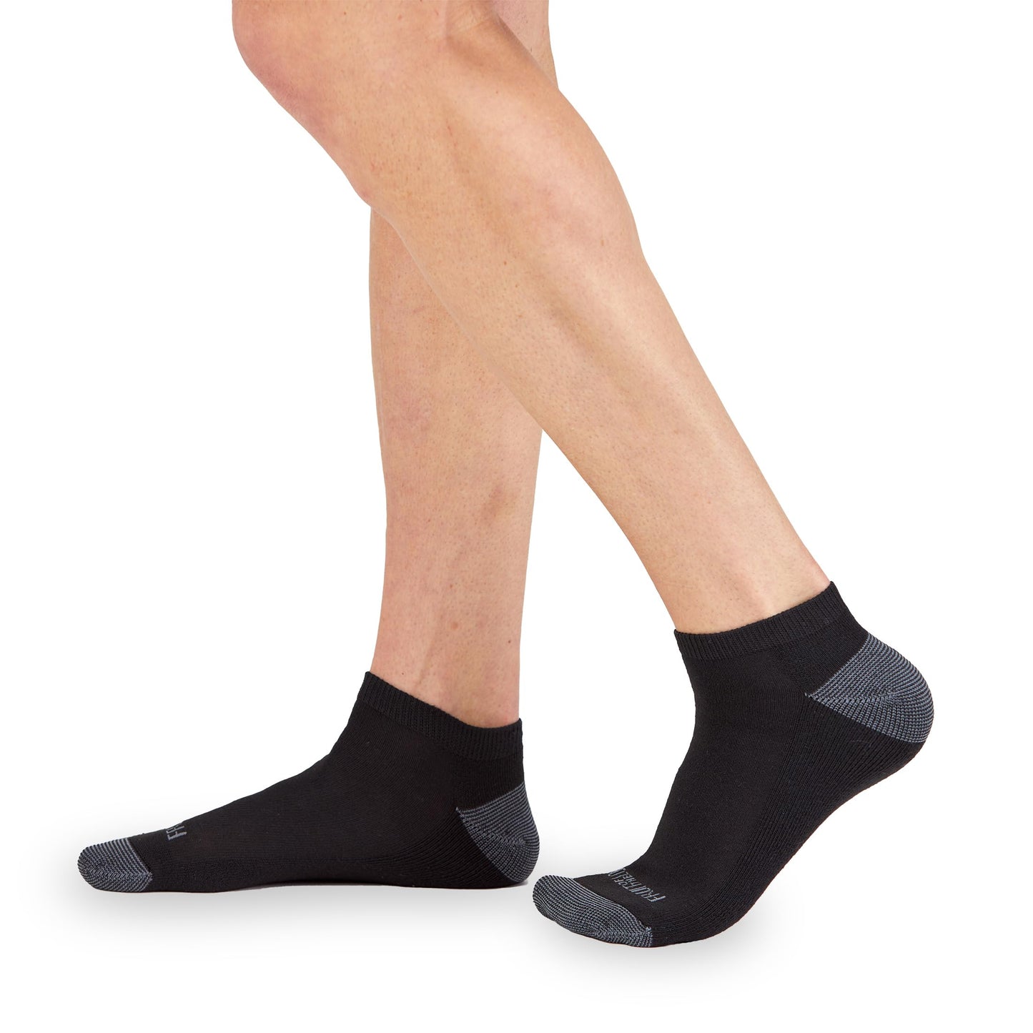 Fruit of the Loom mens 12 Pair Pack Dual Defense Cushioned Casual Sock, Black, 6-12 🍁 All In One Marketplace Canada