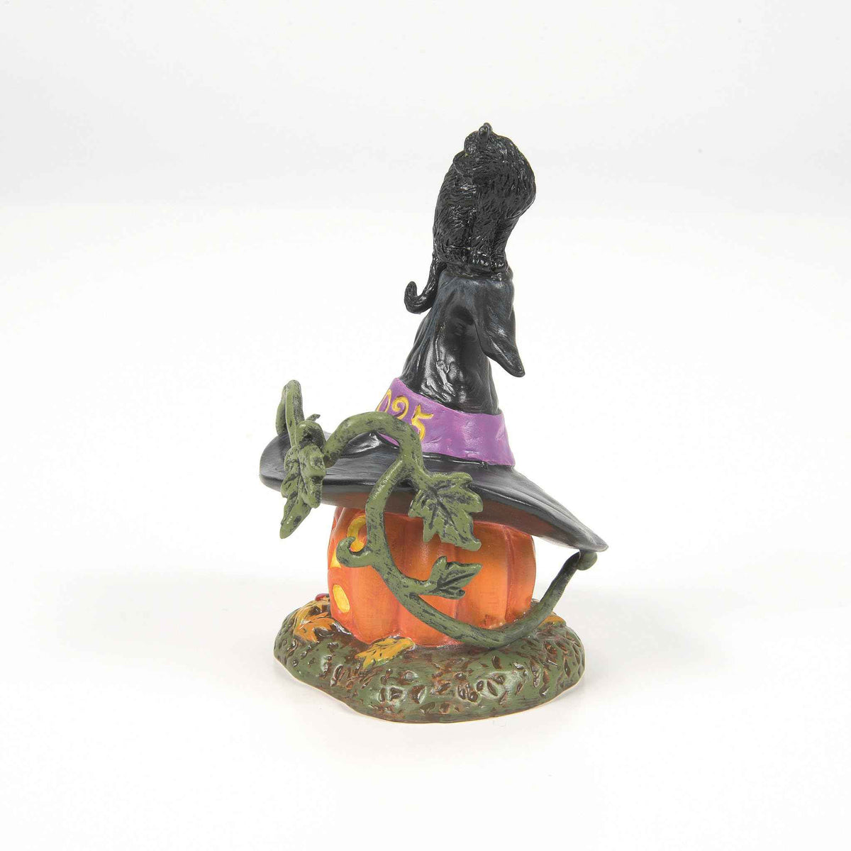 Department 56 Village Collection Accessories Halloween Feline Noir Cat on Pumpkin 2025 Dated Figurine, 4.02 Inch, Multicolor