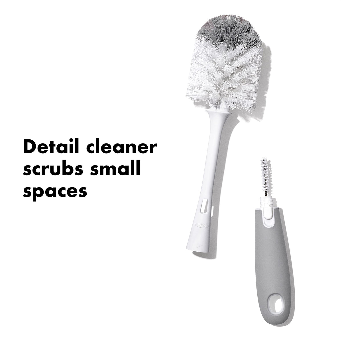 OXO Tot Bottle Brush with Nipple Cleaner and Stand – Gray, 2-Pack 🍁 All In One Marketplace Canada