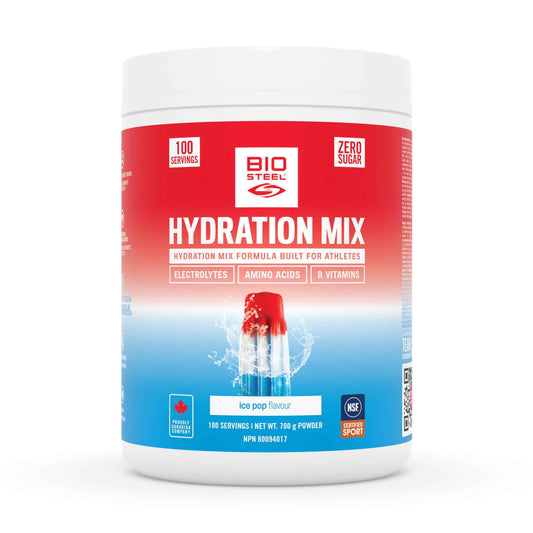 BioSteel Hydration Mix, Great Tasting Hydration with Zero Sugar, and No Artificial Flavours or Preservatives, Ice Pop Flavour, 100 Servings per Tub 🍁 All In One Marketplace Canada