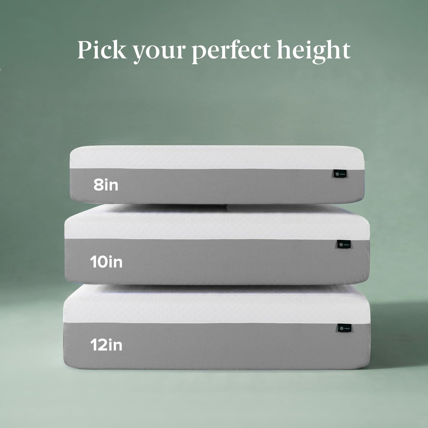 Zinus Full Mattress - 8 Inch Green Tea Essential Memory Foam Mattress, Affordable Mattress, Pressure Relief, CertiPUR-US Certified Foam, Mattress in a Box, 10-Year Warranty, Full Size 🍁 All In One Marketplace Canada