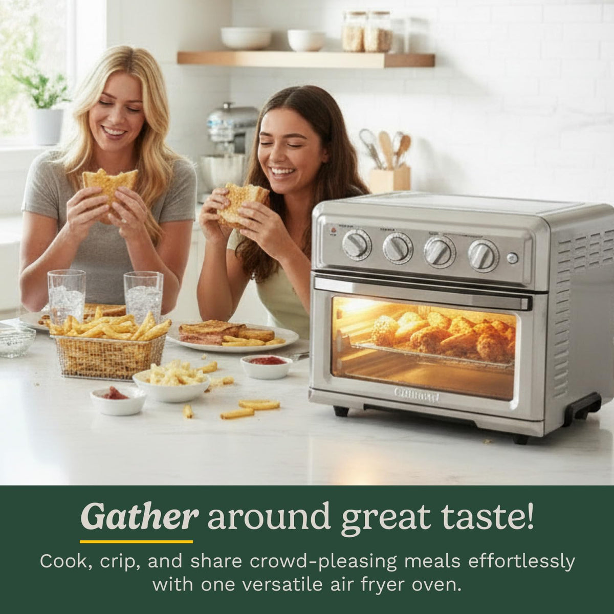 Cuisinart Air Fryer + Convection Toaster Oven, Stainless Steel (TOA-60C) 🍁 All In One Marketplace Canada