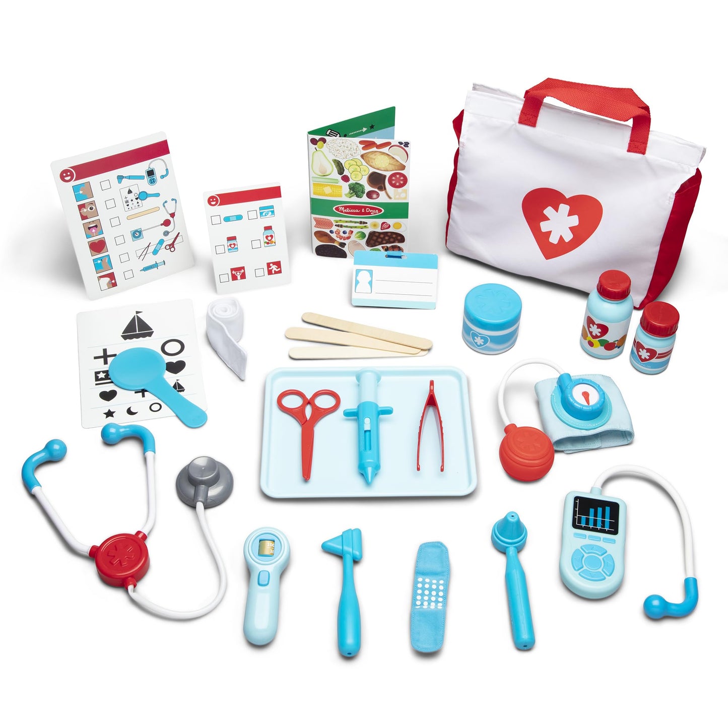 Melissa & Doug Get Well Doctor Kit, 25-Piece Toddler Doctor Play Set, Realistic Pretend Play Toys & Accessories, Preschool Toys for Girls & Boys Ages 3+ 🍁 All In One Marketplace Canada