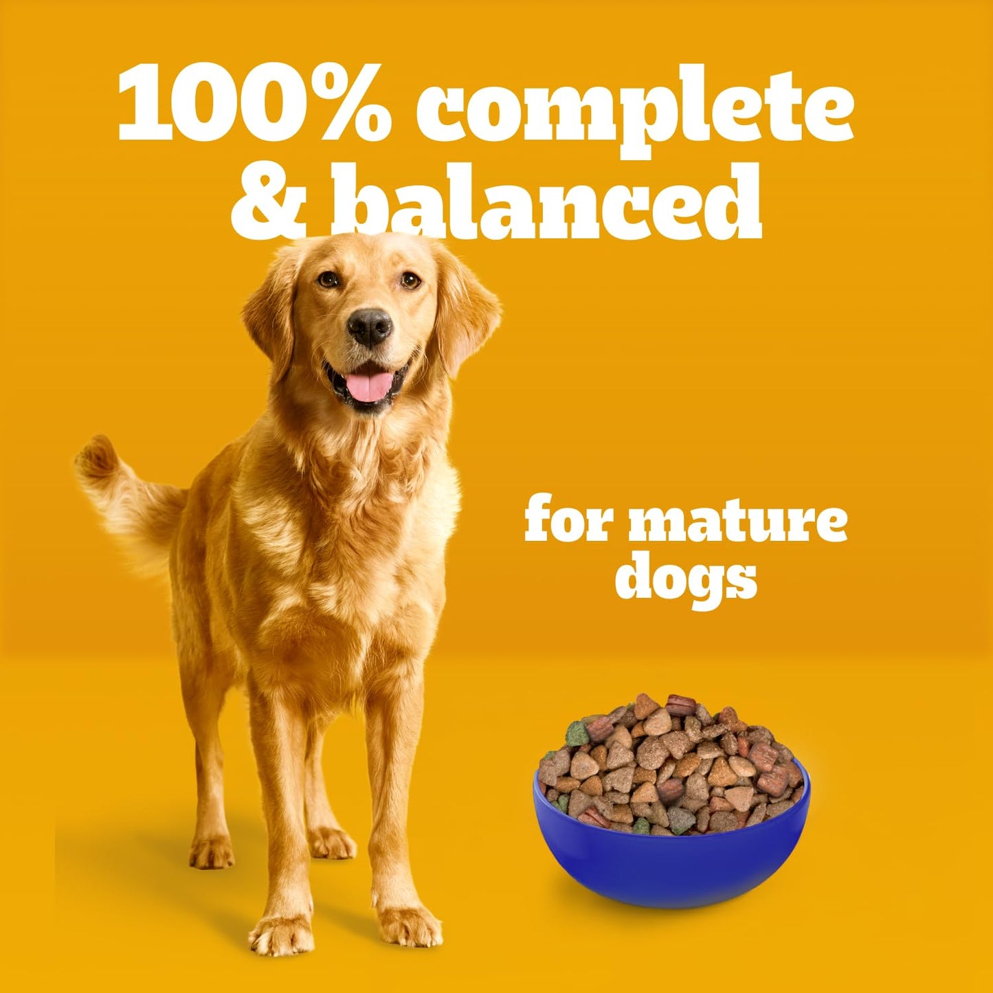 PEDIGREE Vitality+ Dry Food for Adult Dogs, Hearty Beef & Vegetable Flavour, 20kg Bag 🍁 All In One Marketplace Canada