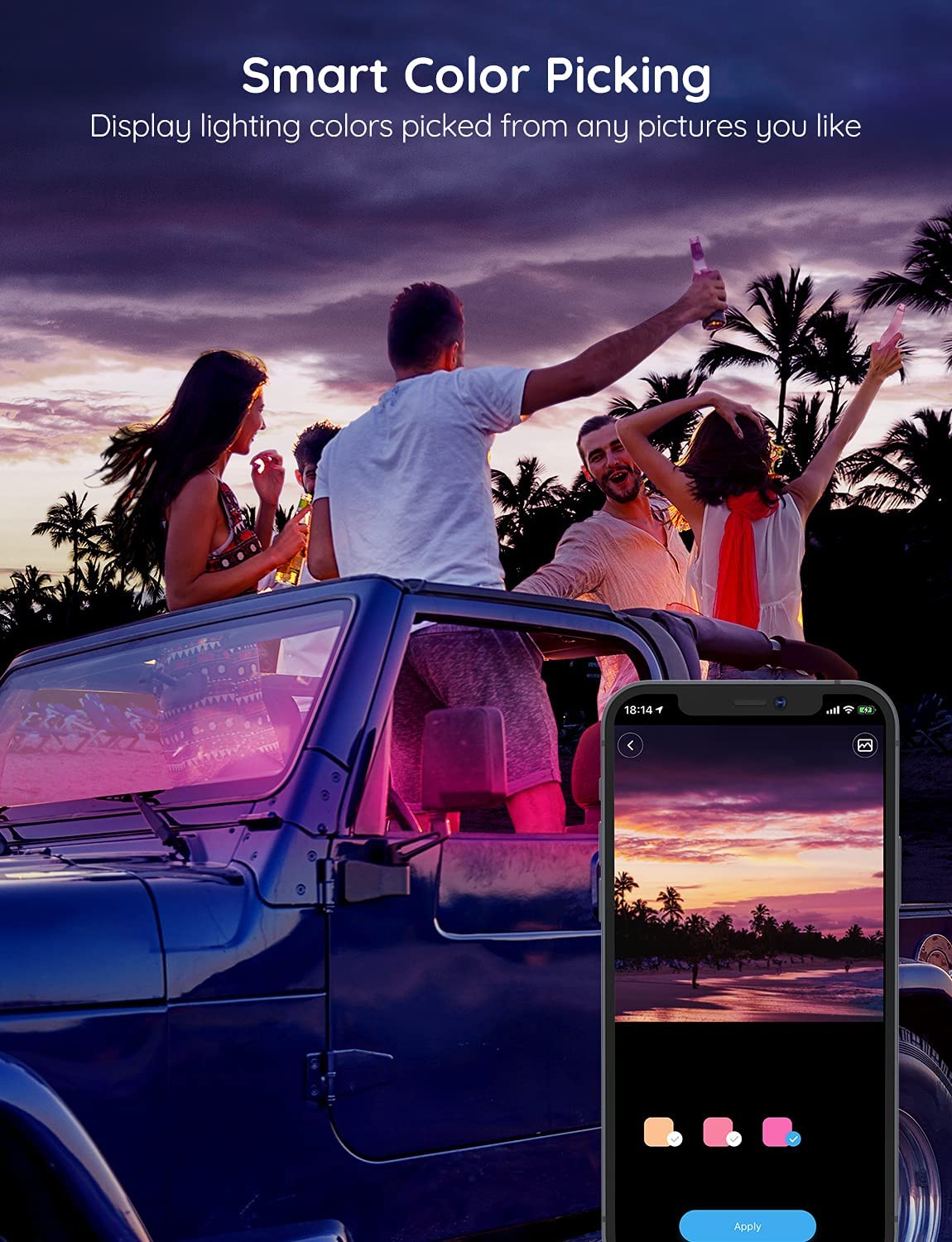 Govee Interior Lights for Car, App Control Smart Car Lights with DIY Mode and Music Mode, Waterproof LED Interior Lights with 2 Lines Design, RGB Under Dash Car LED Lights with Car Charger, DC 12V 🍁 All In One Marketplace Canada
