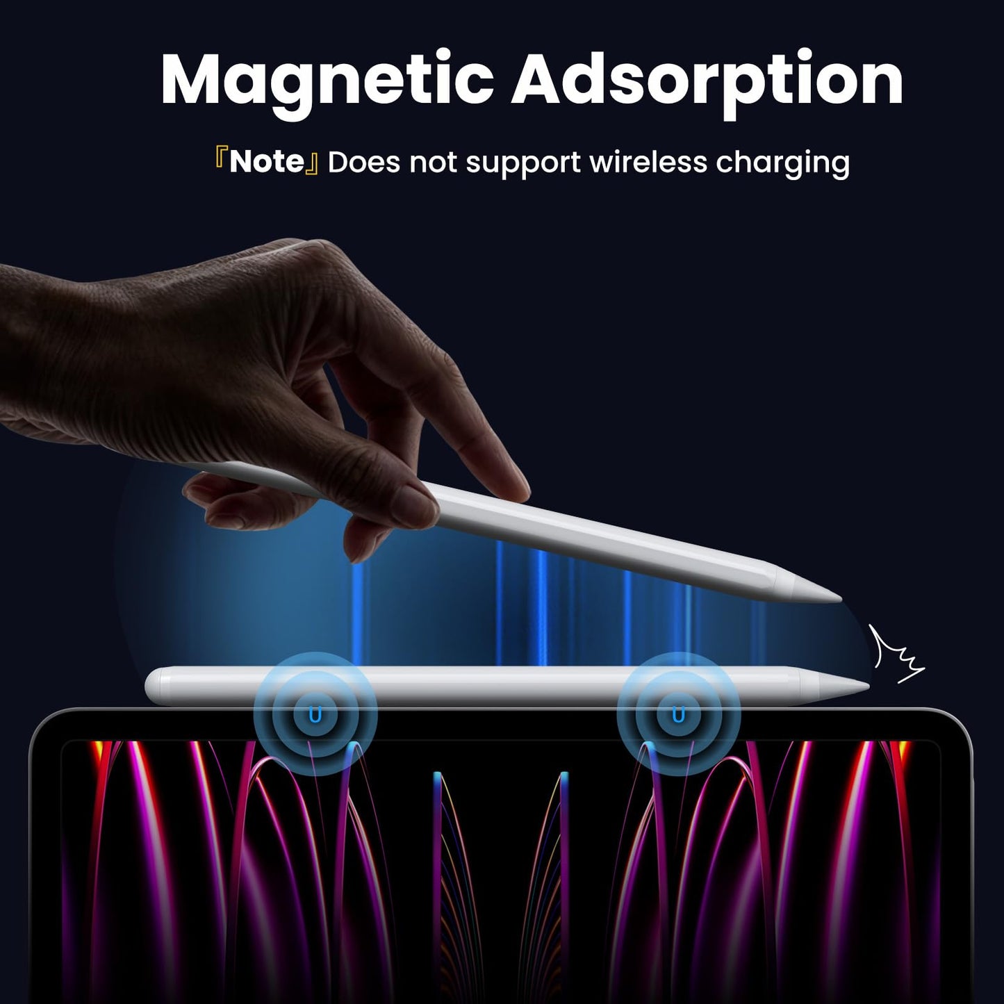 JAMJAKE 5 Mins Fast Charging Stylus Pen for iPad 2018-2026,Palm Rejection Pencil for Apple iPad Compatible with iPad6/7/8/9/10/11,iPad Air 3/4/5/M2/M3/M4,iPad Pro 11"/12.9"/13'',iPad mini 5/6/7,White 🍁 All In One Marketplace Canada