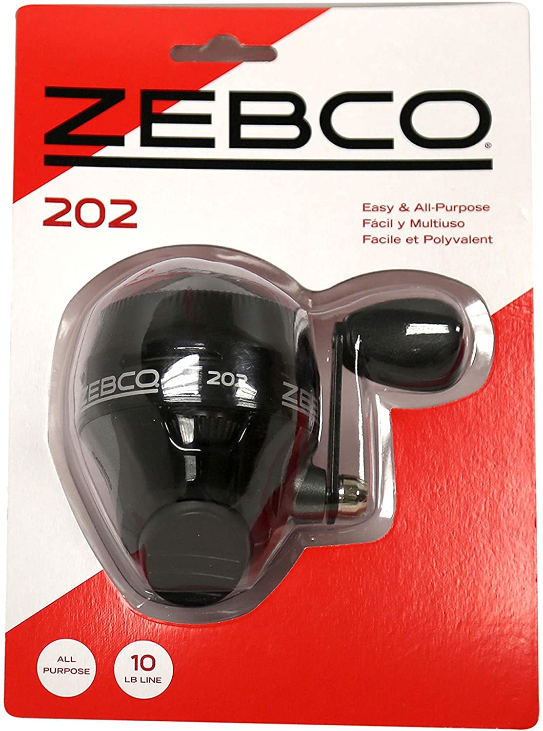Zebco/Quantum, 202 Freshwater Spincast Reel, 2.8:1 Gear Ratio, 15" Retrieve Rate, Right Hand, Clam Package 🍁 All In One Marketplace Canada