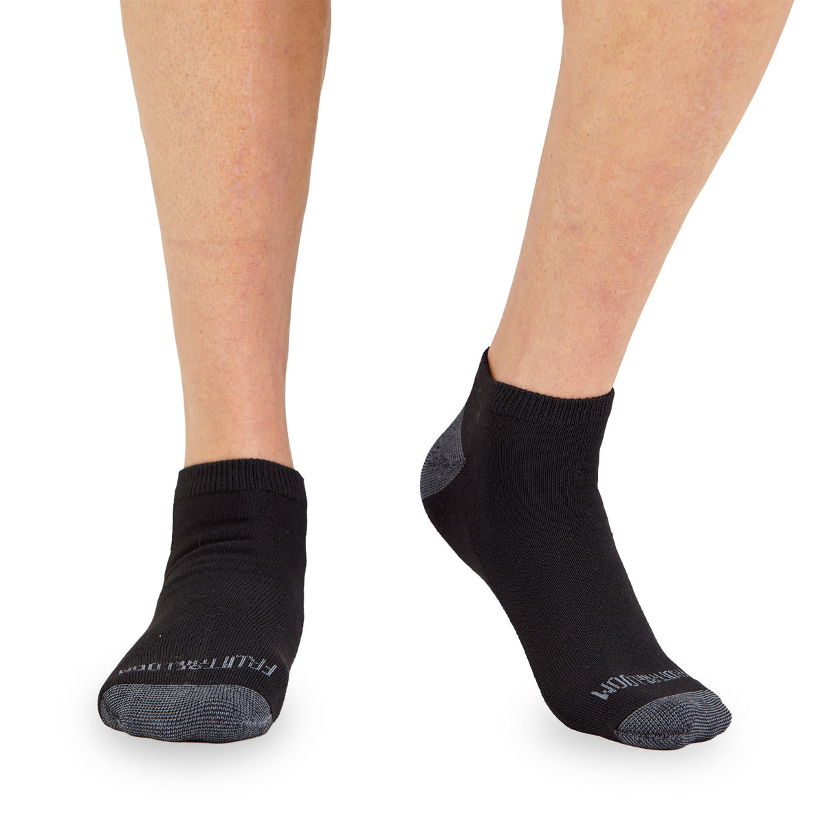 Fruit of the Loom mens 12 Pair Pack Dual Defense Cushioned Casual Sock, Black, 6-12 🍁 All In One Marketplace Canada