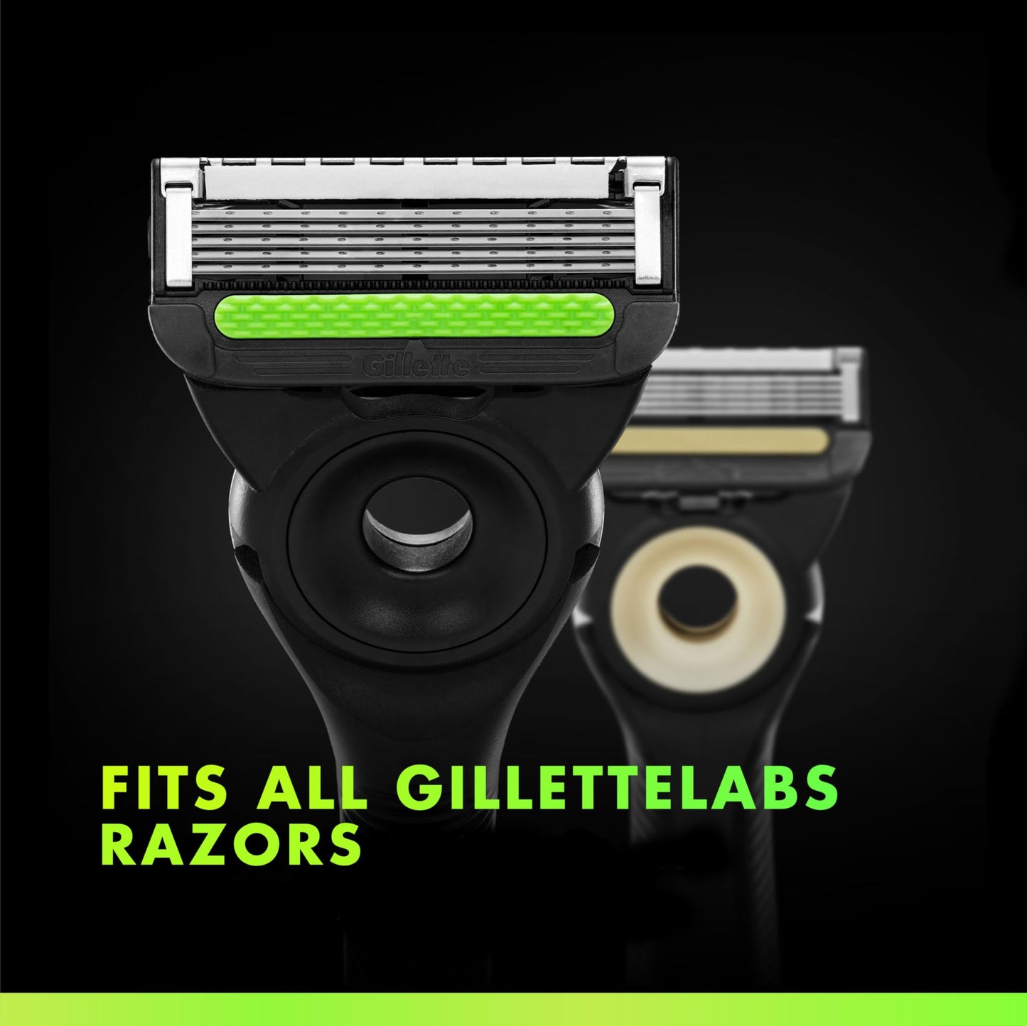 Gillette Mens Razor Blade Refills with Exfoliating Bar by GilletteLabs, Compatible Only with GilletteLabs Razors with Exfoliating Bar and Heated Razor, 4 Razor Blade Cartridges 🍁 All In One Marketplace Canada