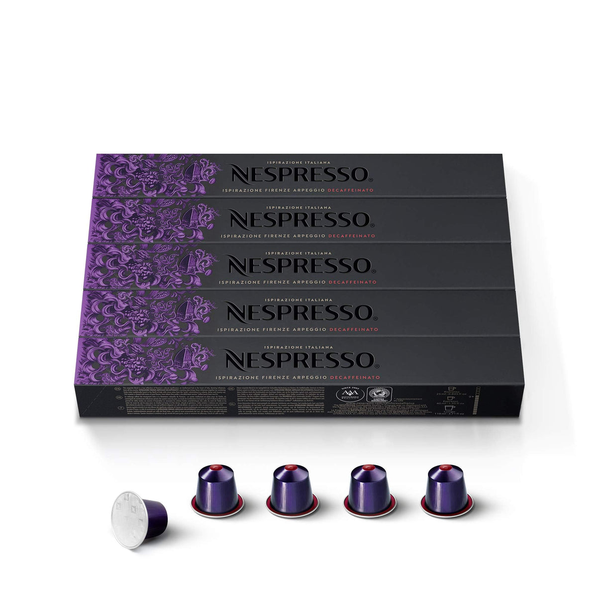 Nespresso Original Arpeggio Decaffeinato Decaf, Intensity 9, 50 Pods 🍁 All In One Marketplace Canada
